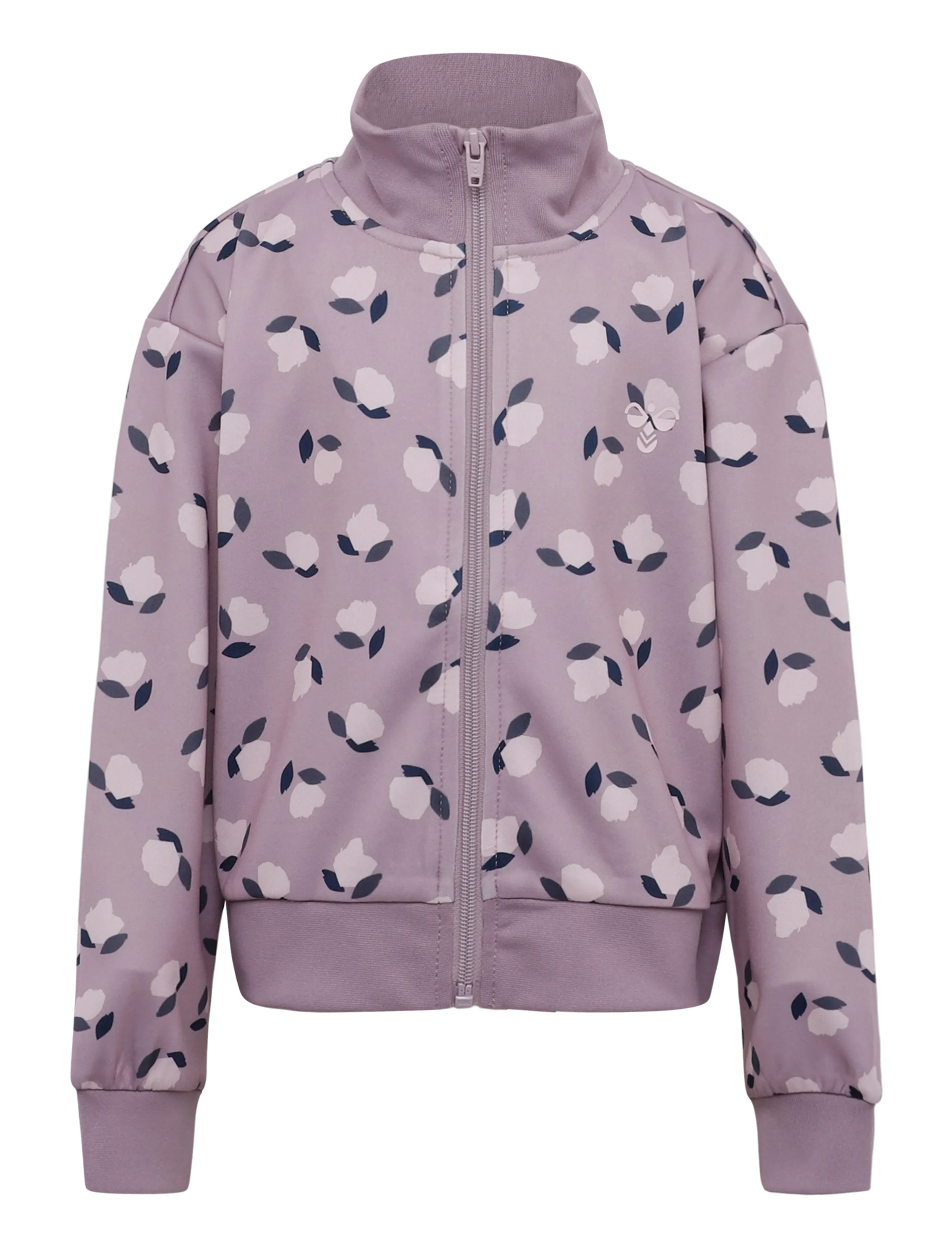 Hummel hmlJR REG POLY GYM ZIP JACKET - Kleidung - SEA FOG / purple