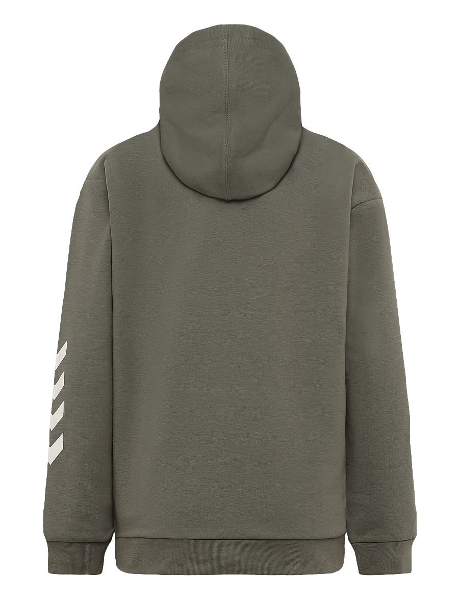 Hummel - hmlJR REG LOGO HOODIE - hættetrøjer - castor gray - 1