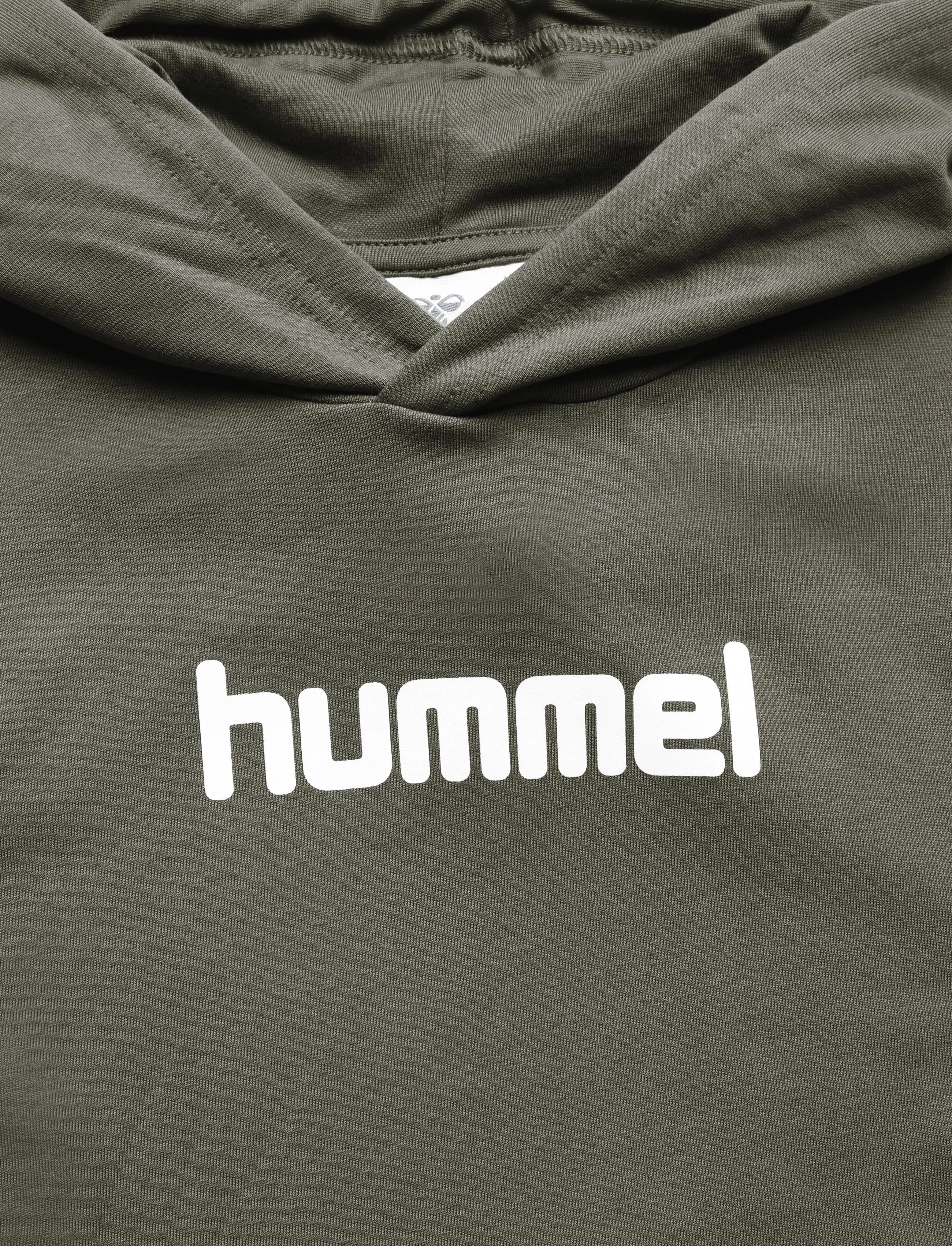 Hummel - hmlJR REG LOGO HOODIE - hættetrøjer - castor gray - 2