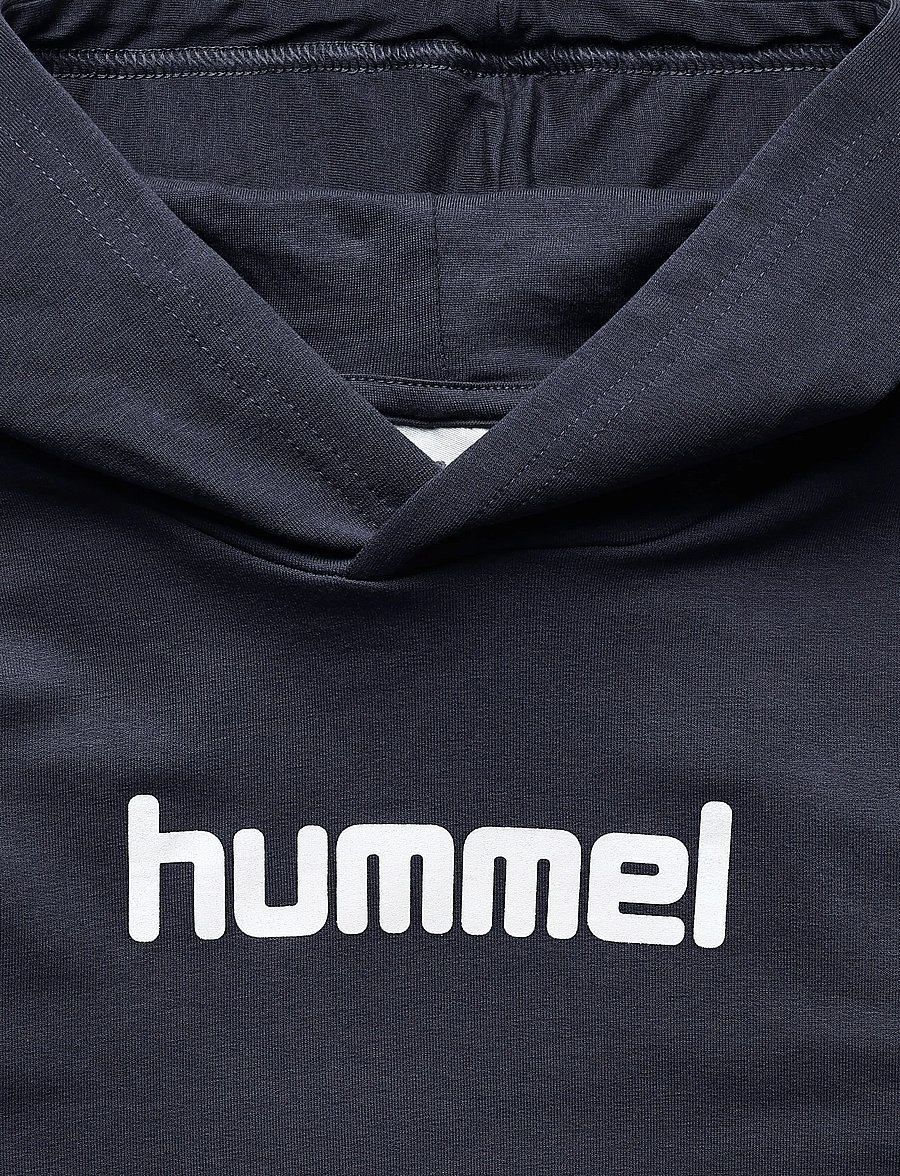 Hummel - hmlJR REG LOGO HOODIE - kapuzenpullover - ombre blue - 2