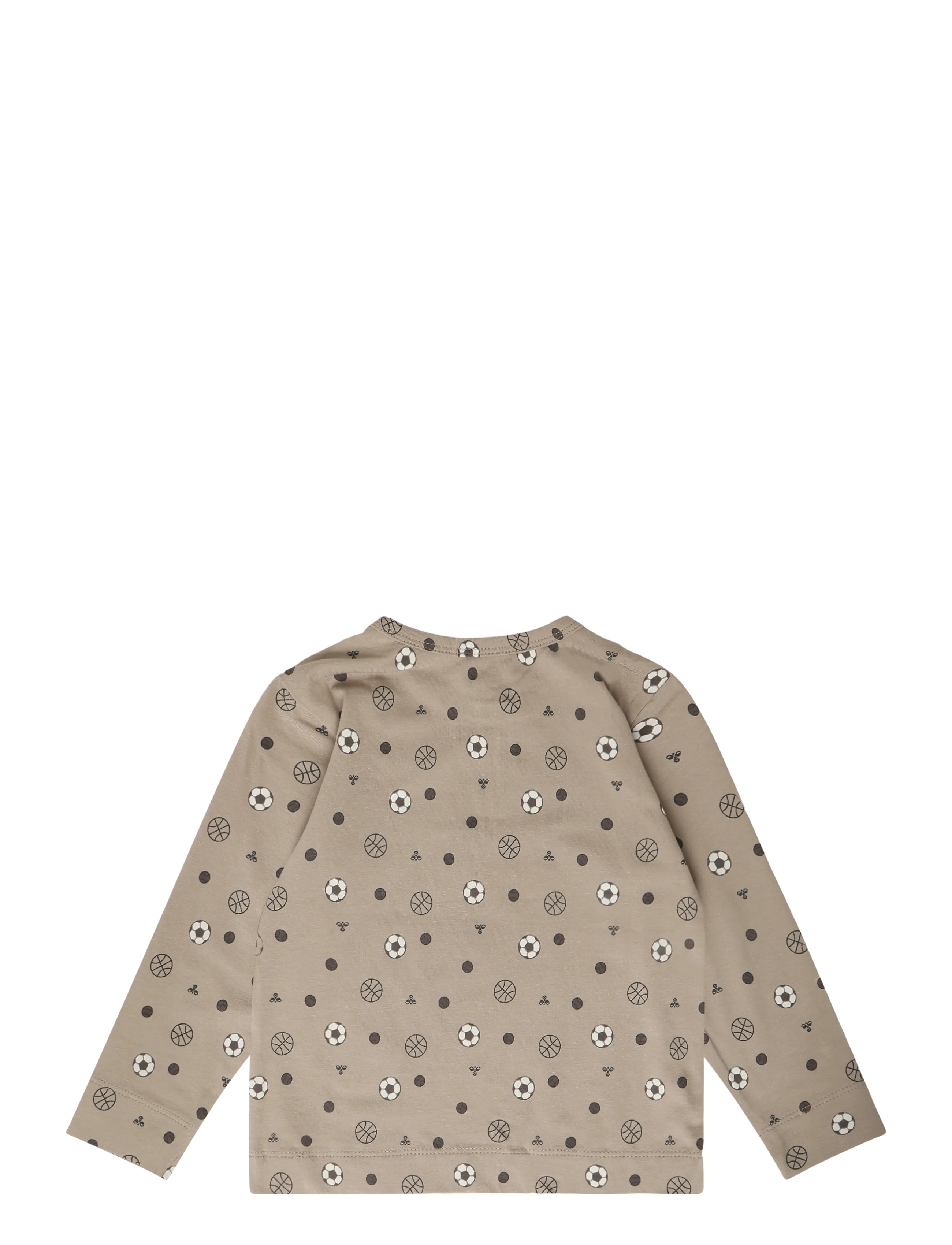 Hummel - hmlMINI AOP T-SHIRT L/S - langærmede t-shirts - vintage khaki - 1