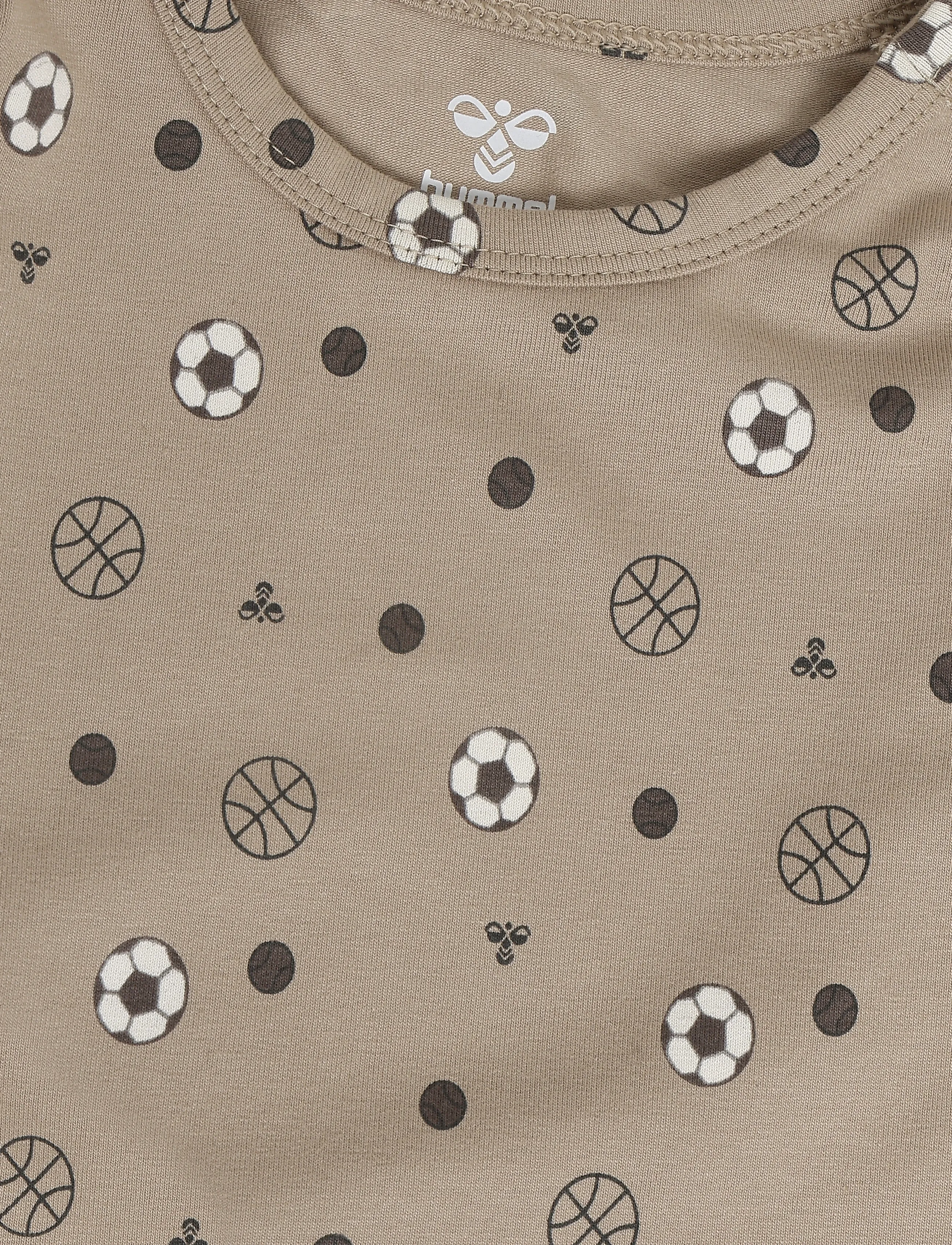 Hummel - hmlMINI AOP T-SHIRT L/S - langærmede t-shirts - vintage khaki - 2