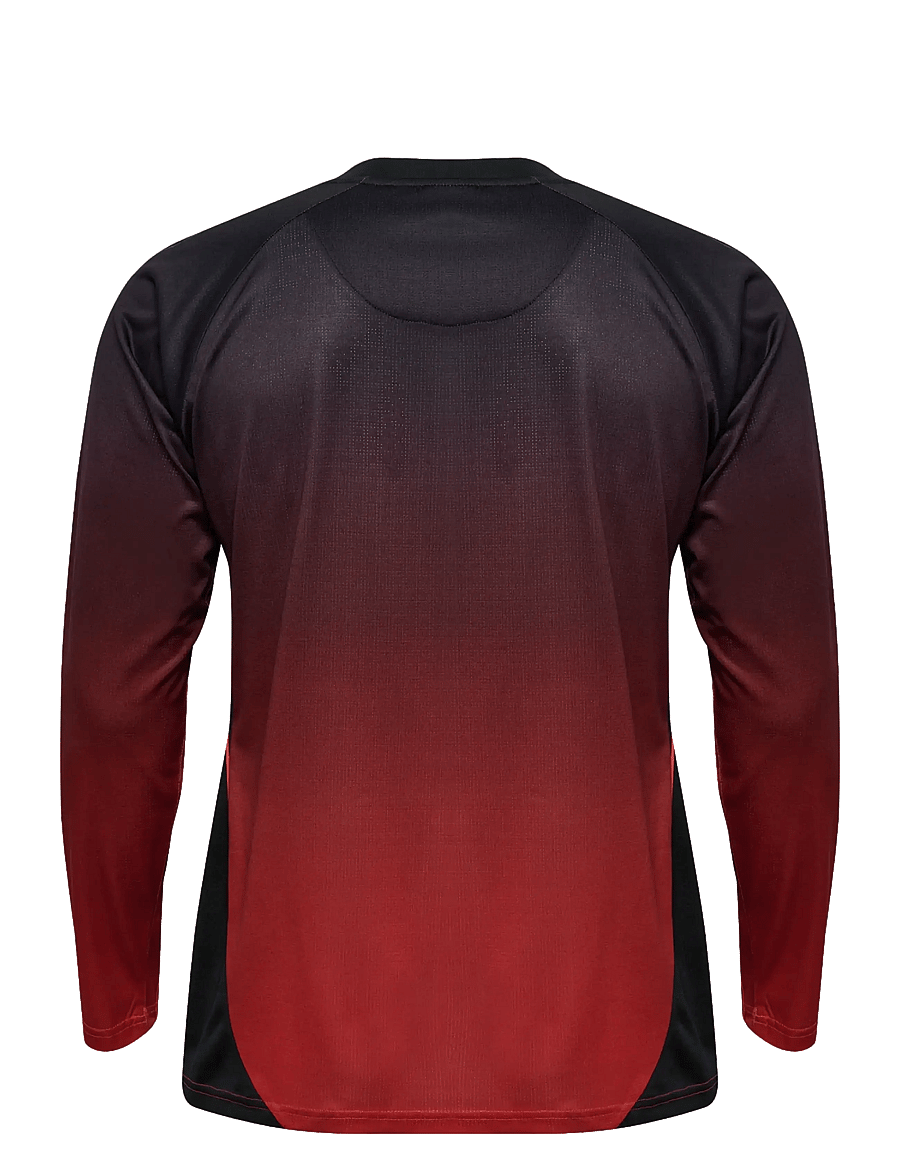 Hummel - DBU-ALIS 26 JERSEY L/S - fotbollströjor - black/red - 1