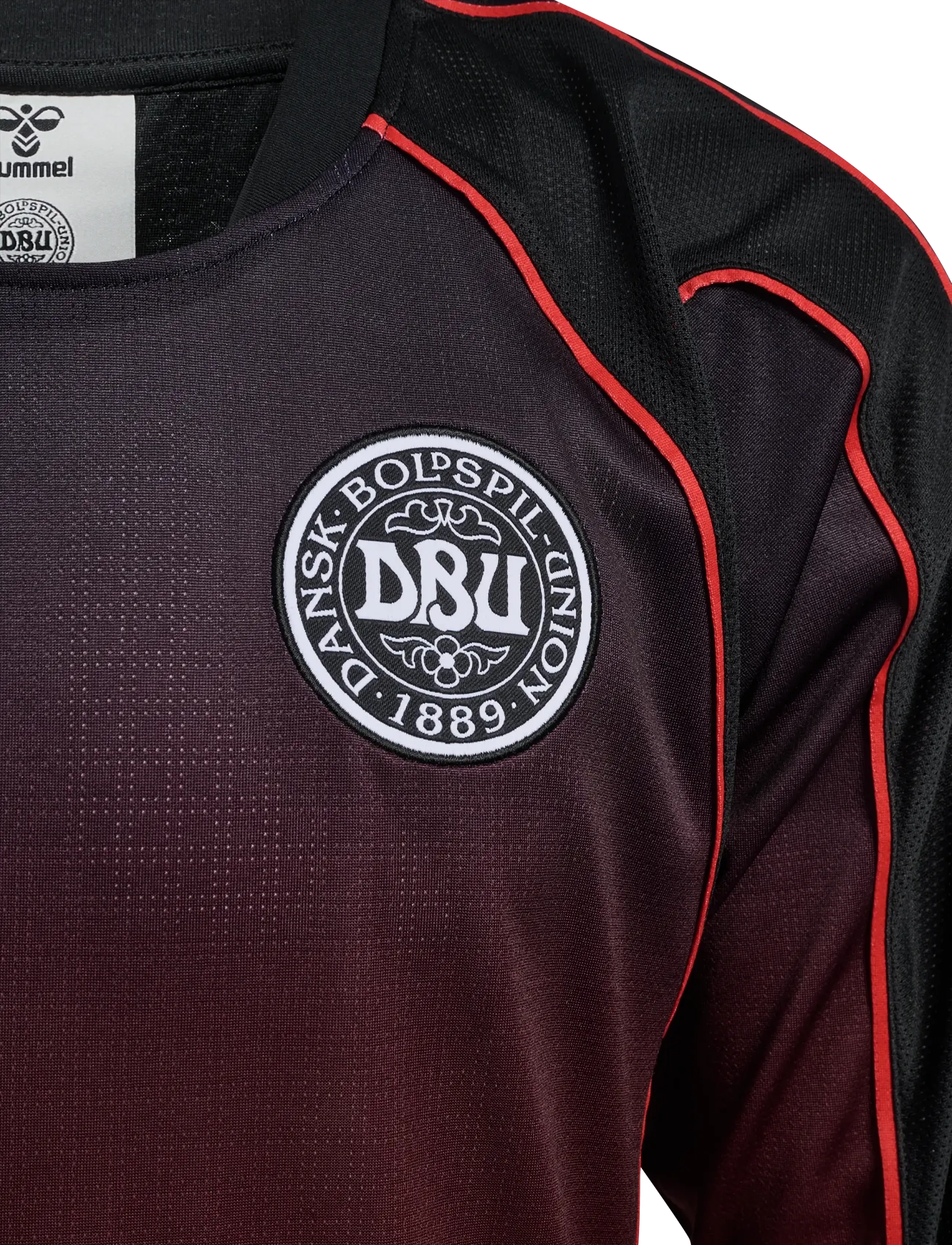 Hummel - DBU-ALIS 26 JERSEY L/S - fotbollströjor - black/red - 4