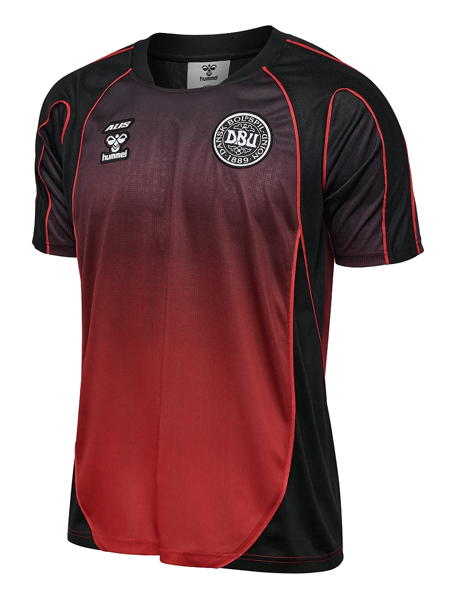 Hummel - DBU-ALIS 26 JERSEY S/S - fotbollströjor - black/red - 2