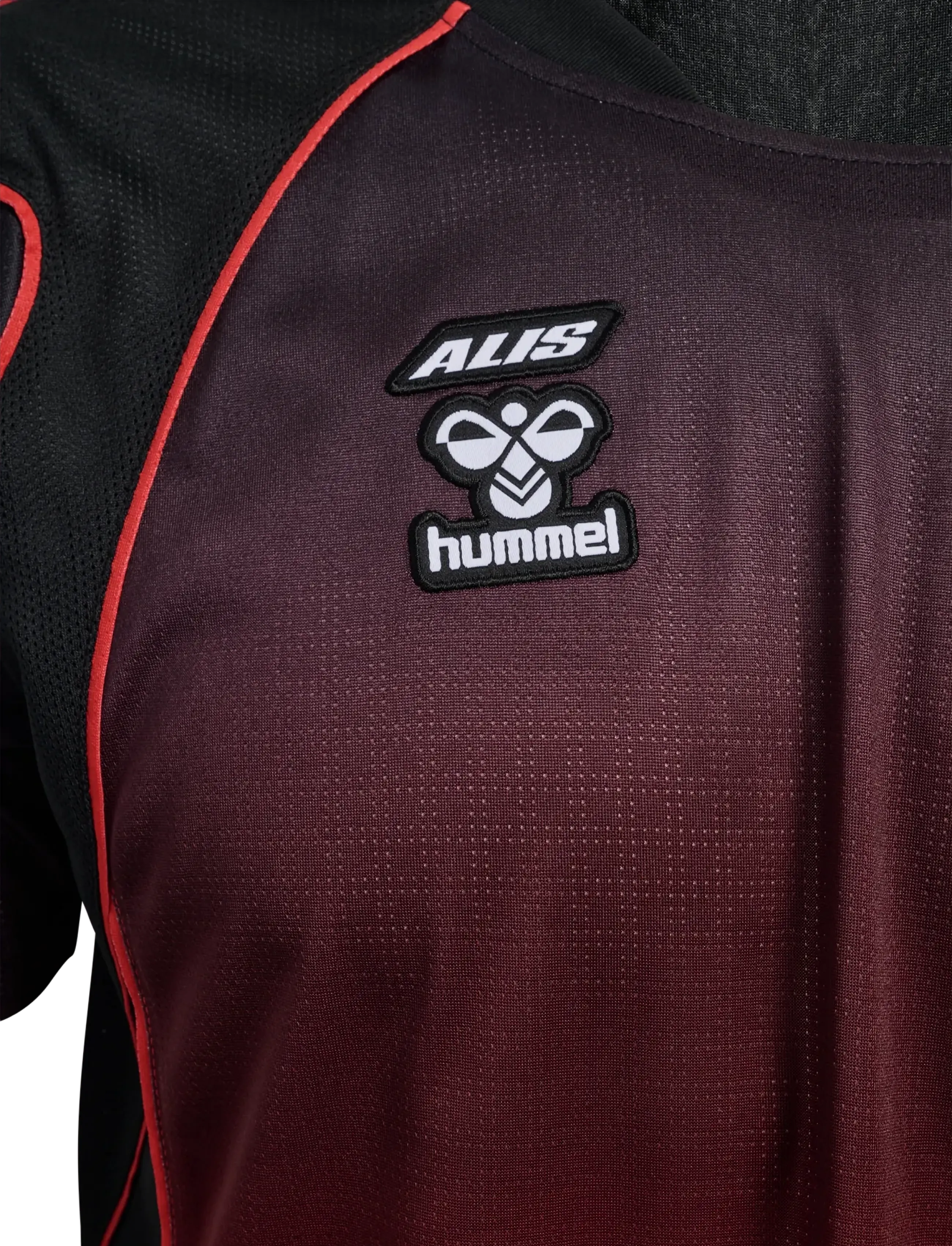 Hummel - DBU-ALIS 26 JERSEY S/S - fotbollströjor - black/red - 3