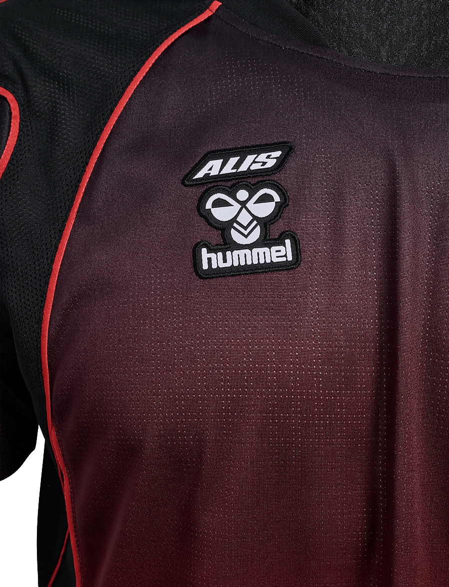 Hummel - DBU-ALIS 26 JERSEY S/S - fotbollströjor - black/red - 3