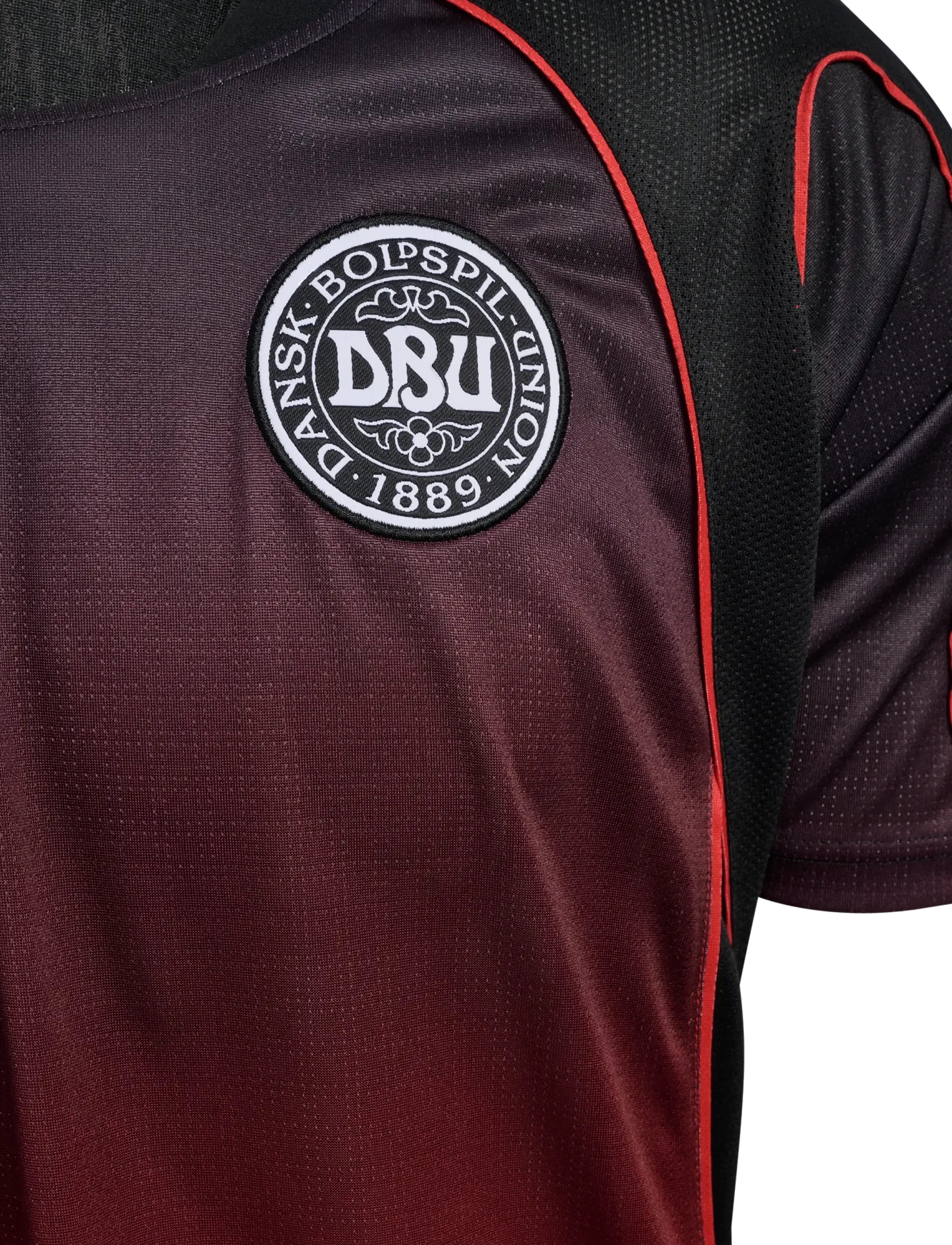 Hummel - DBU-ALIS 26 JERSEY S/S - fotbollströjor - black/red - 4