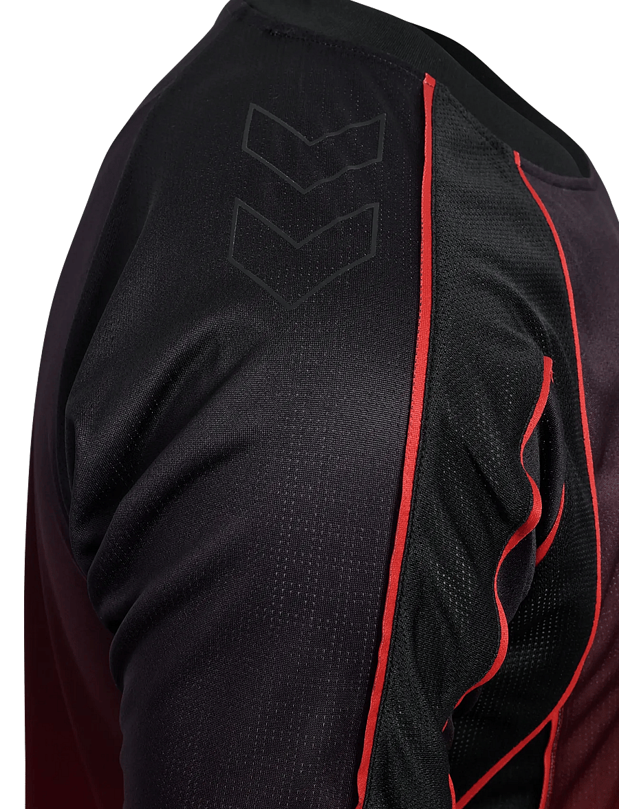 Hummel - DBU-ALIS 26 JERSEY S/S - fotbollströjor - black/red - 5