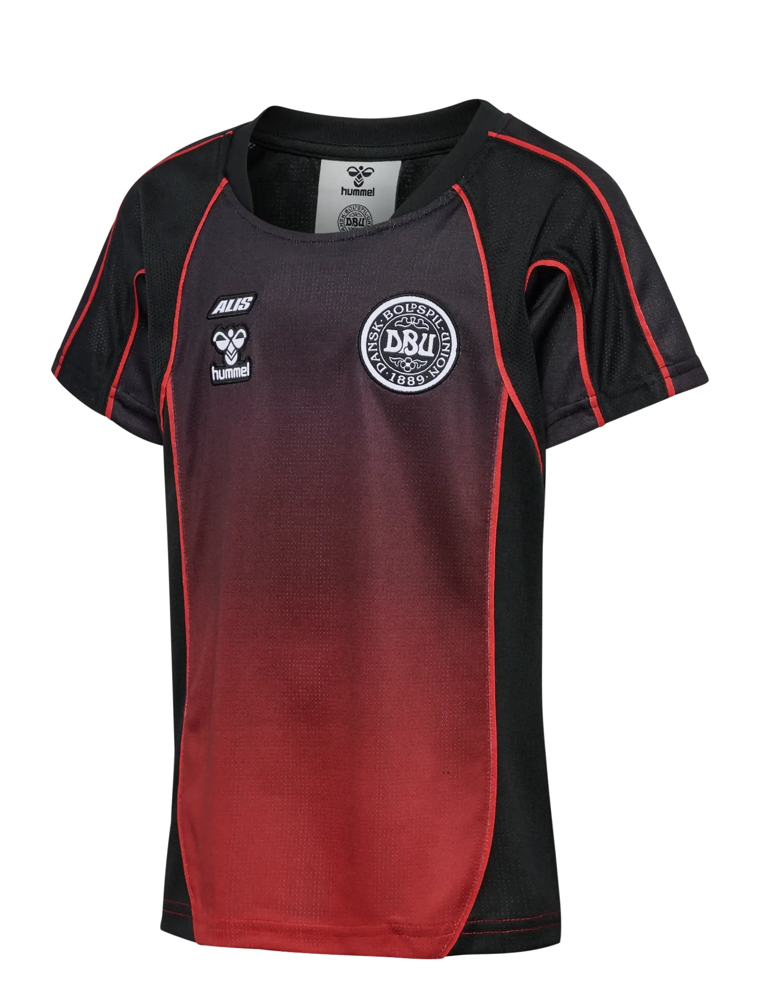 Hummel - DBU-ALIS 26 JERSEY S/S KIDS - black/red - 2