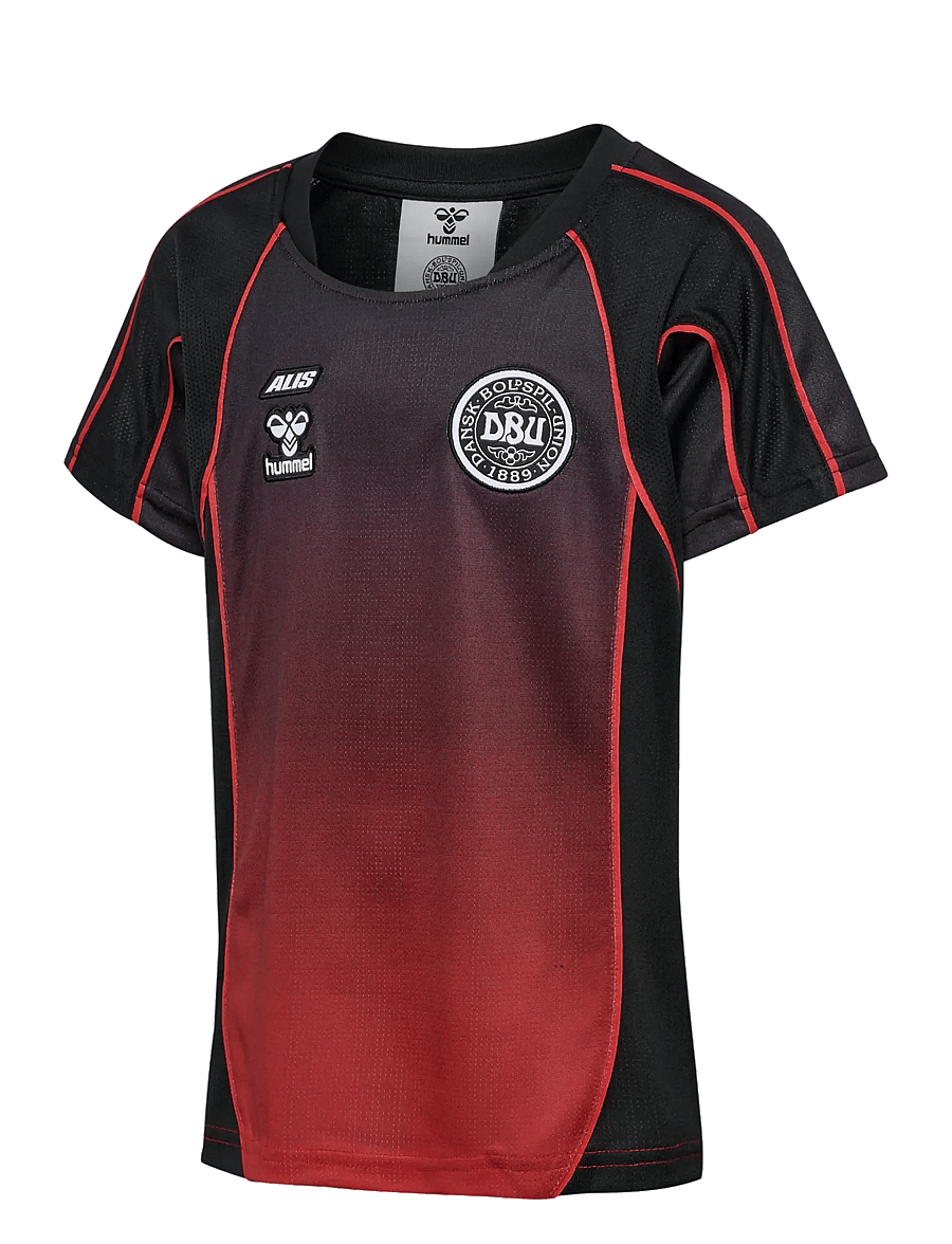 Hummel - DBU-ALIS 26 JERSEY S/S KIDS - black/red - 2