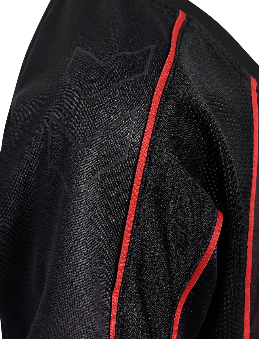 Hummel - DBU-ALIS 26 JERSEY S/S KIDS - black/red - 5
