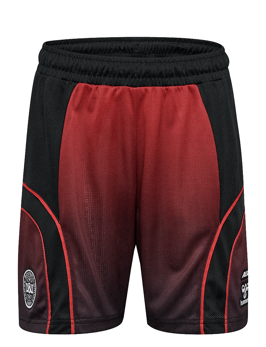 Hummel - DBU-ALIS 26 SHORTS KIDS - sport-shorts - black/red - 0