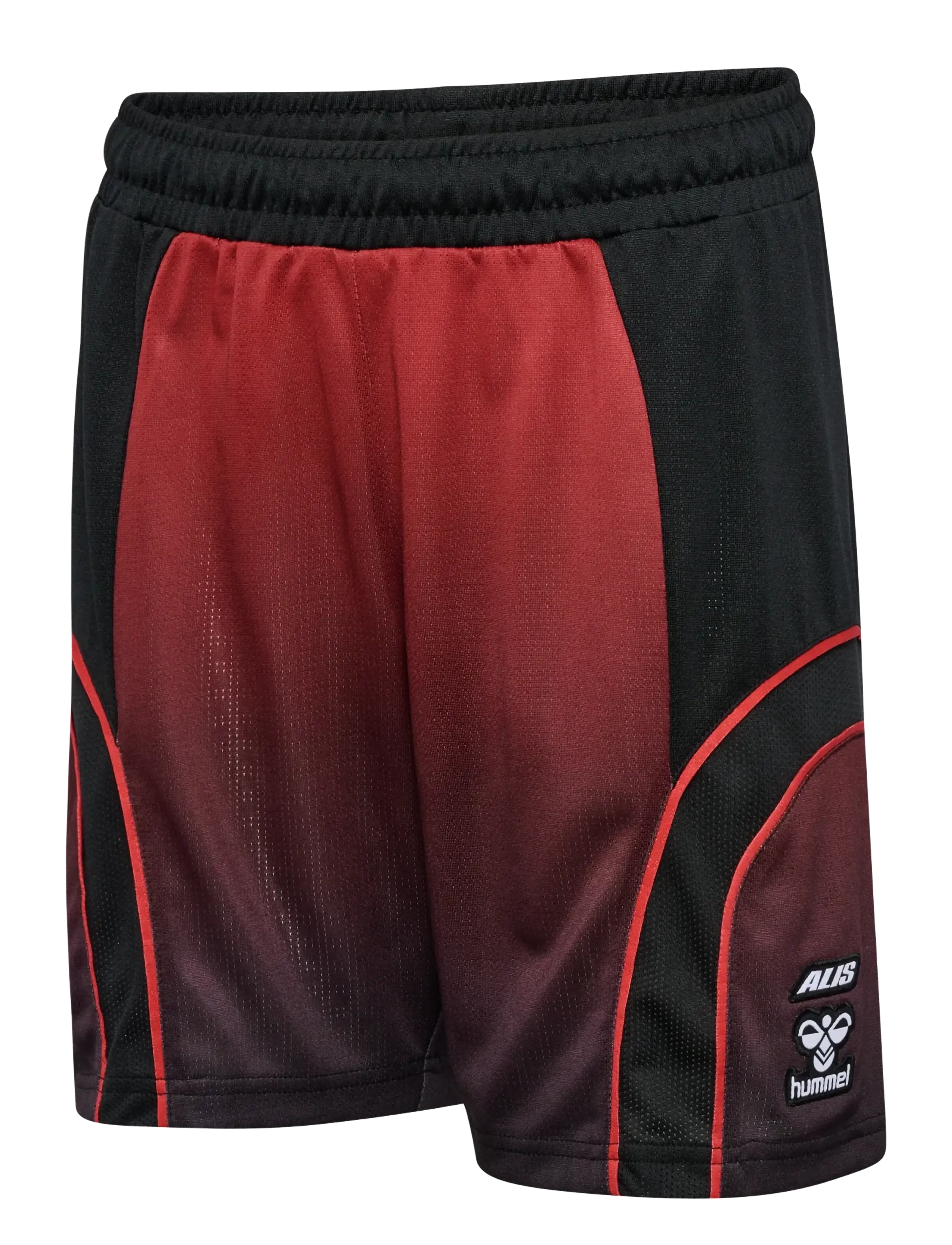 Hummel - DBU-ALIS 26 SHORTS KIDS - sport-shorts - black/red - 2