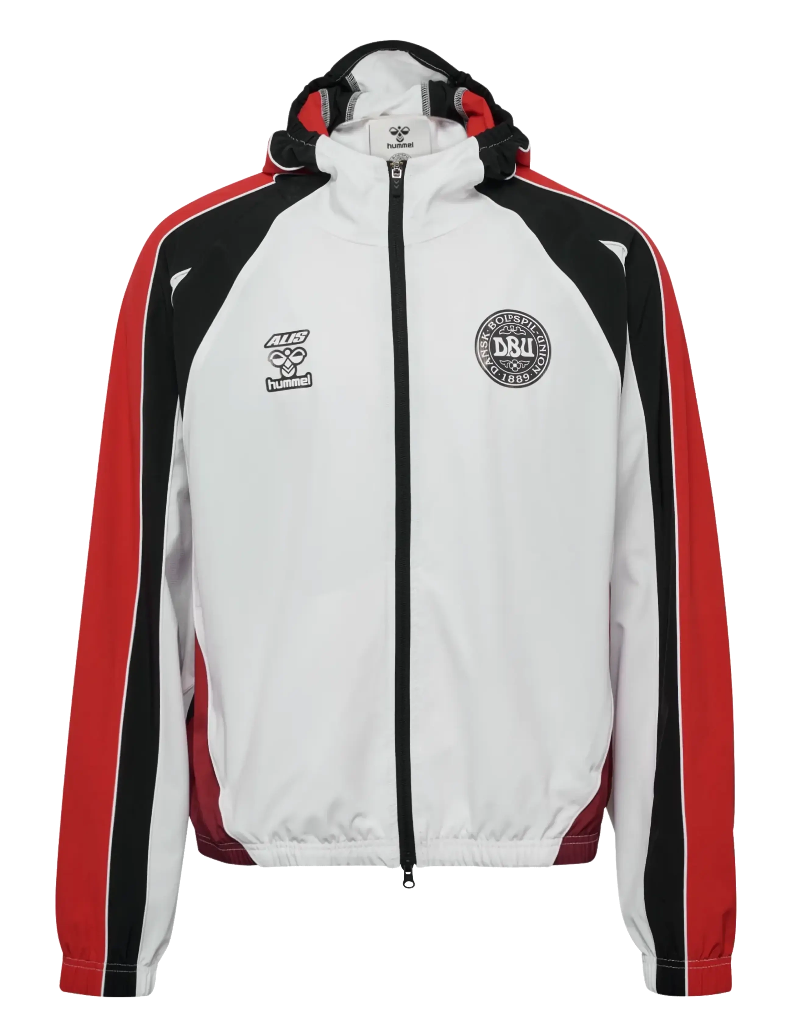 Hummel DBU-ALIS 26 LINE UP JACKET - Kleidung - WHITE / white
