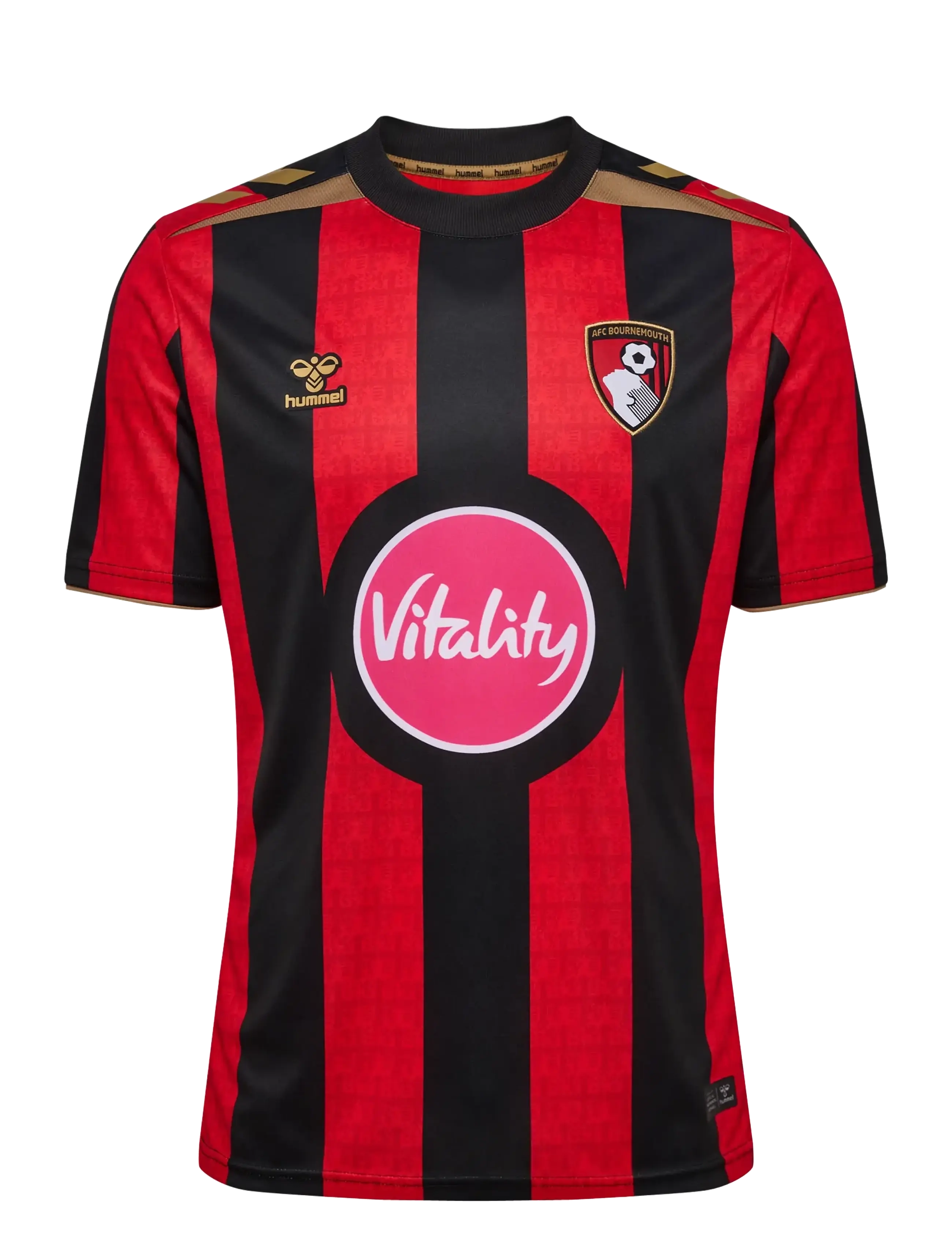 Hummel AFC Bournemouth 26/27 HOME JERSEY S/S - Kläder - TRUE RED/BLACK / red