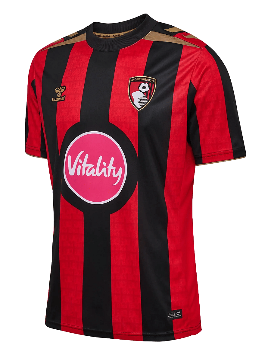 Hummel - AFC Bournemouth 26/27 HOME JERSEY S/S - fodboldtrøjer - true red/black - 2