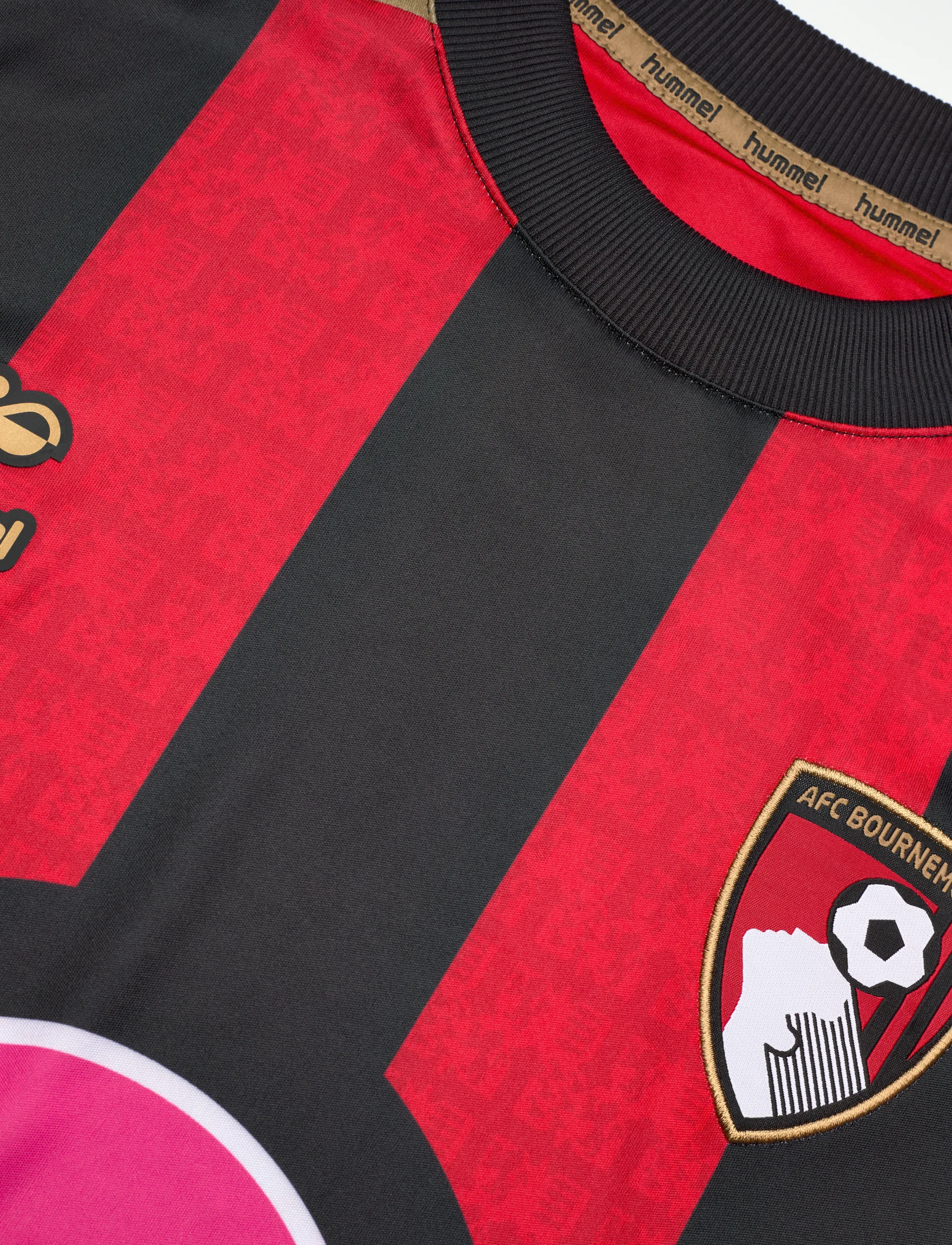 Hummel - AFC Bournemouth 26/27 HOME JERSEY S/S - fodboldtrøjer - true red/black - 3