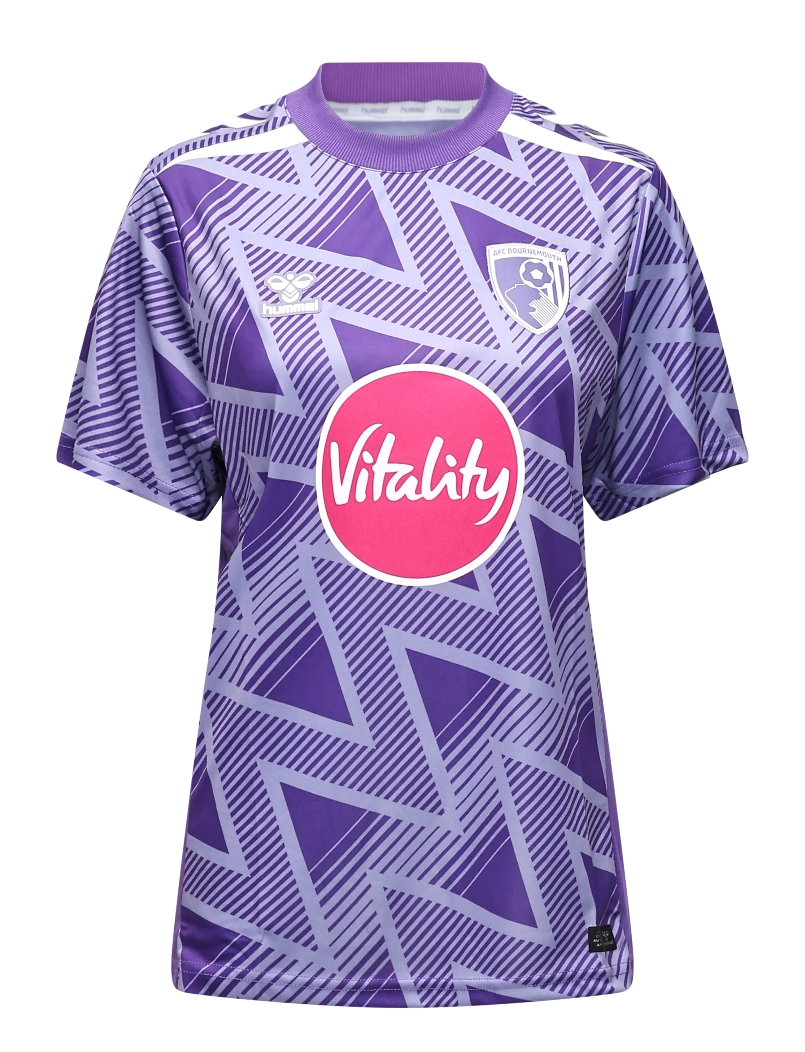 Hummel AFC Bournemouth 26/27 AWAY JERSEY S/S - Riided - PURPLE / purple