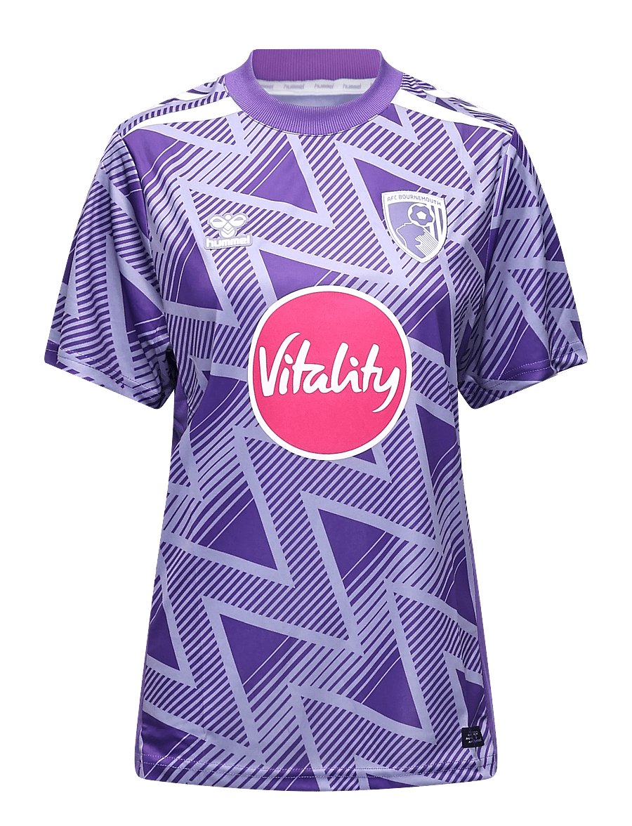 Hummel - AFC Bournemouth 26/27 AWAY JERSEY S/S - fotballtrøyer - purple - 0