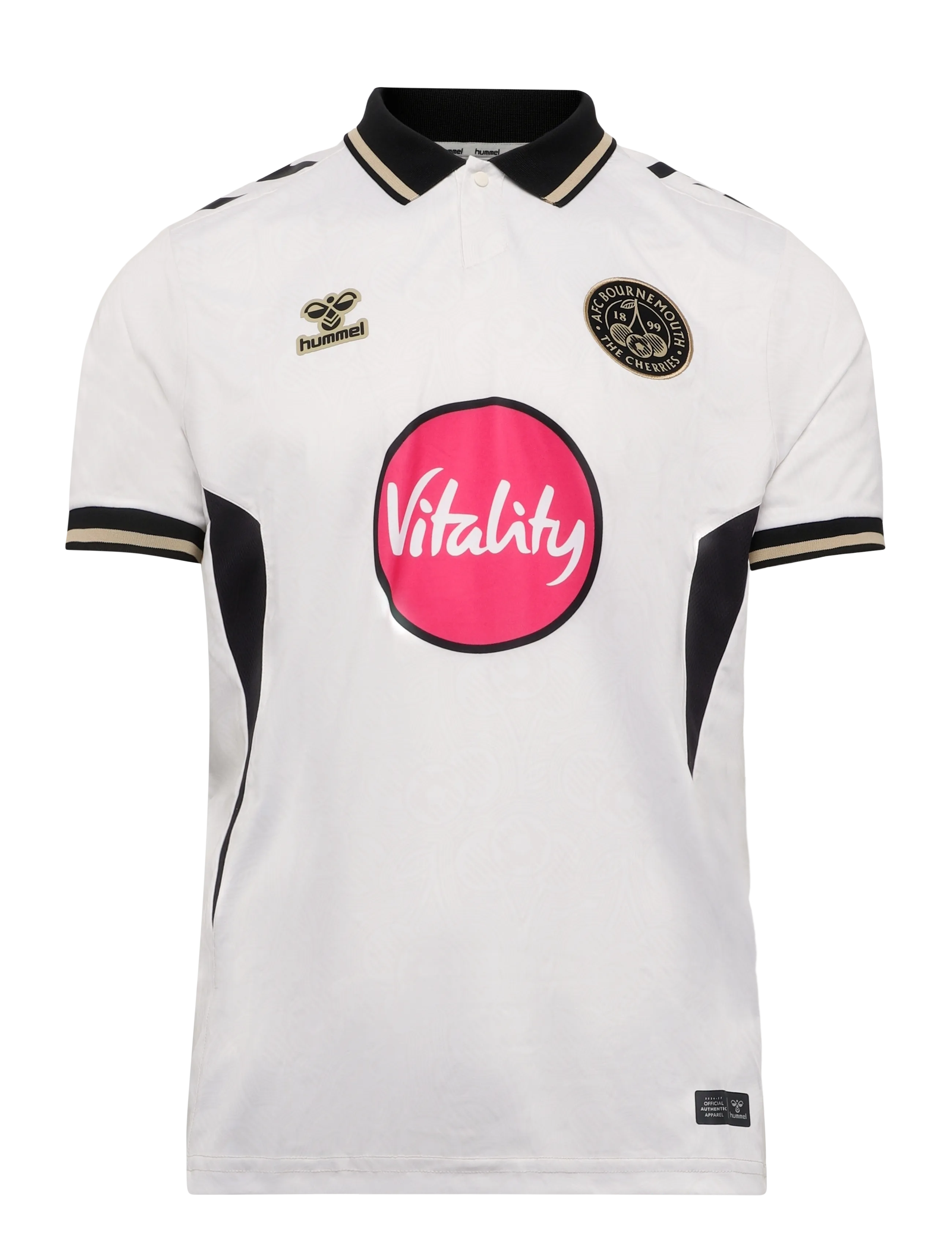Hummel AFC Bournemouth 26/27 3RD JERSEY S/S - Vis alt - MARSHMALLOW / white