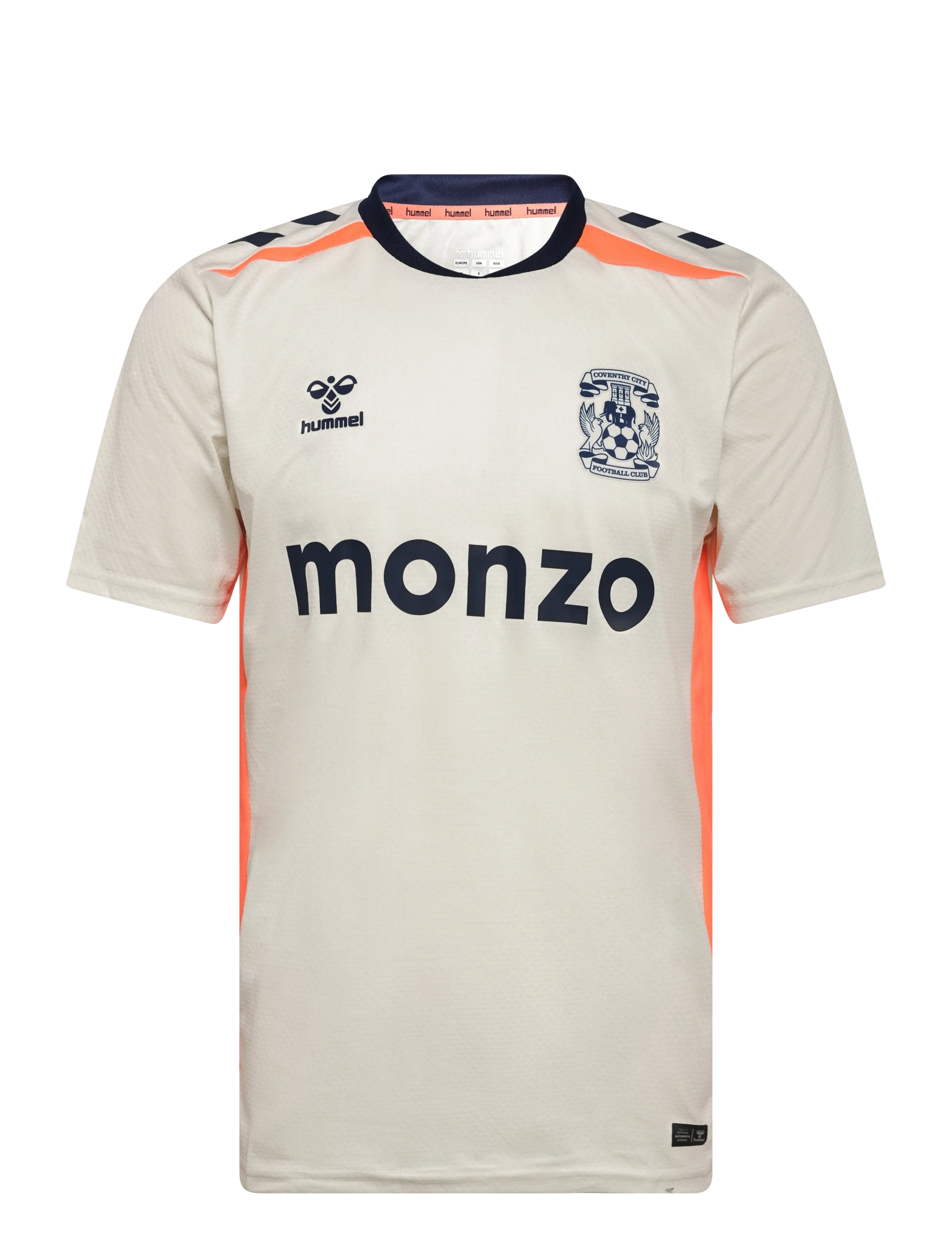 Hummel Coventry City Football Club 26/27 AWAY JERSEY S/S - Överdelar - MARSHMALLOW / cream