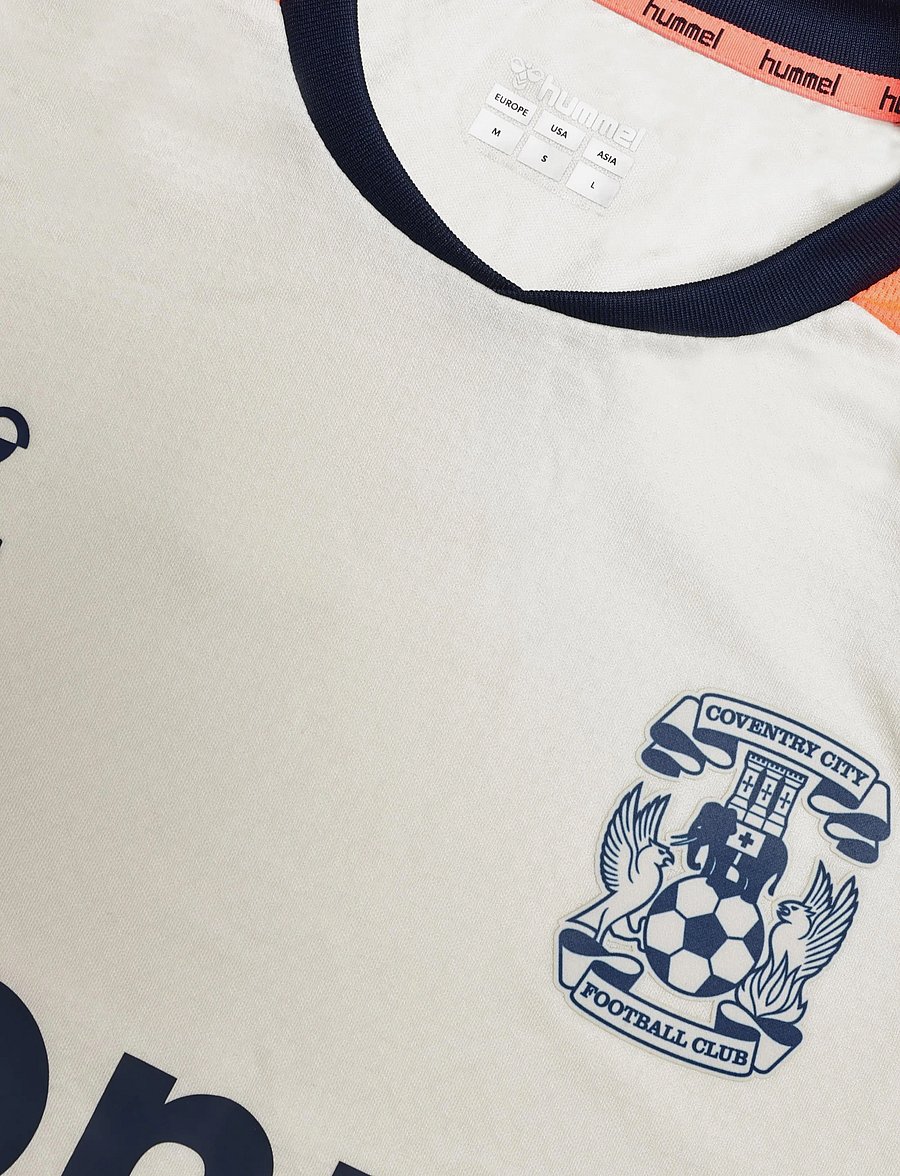 Hummel - Coventry City Football Club 26/27 AWAY JERSEY S/S - fotbollströjor - marshmallow - 2