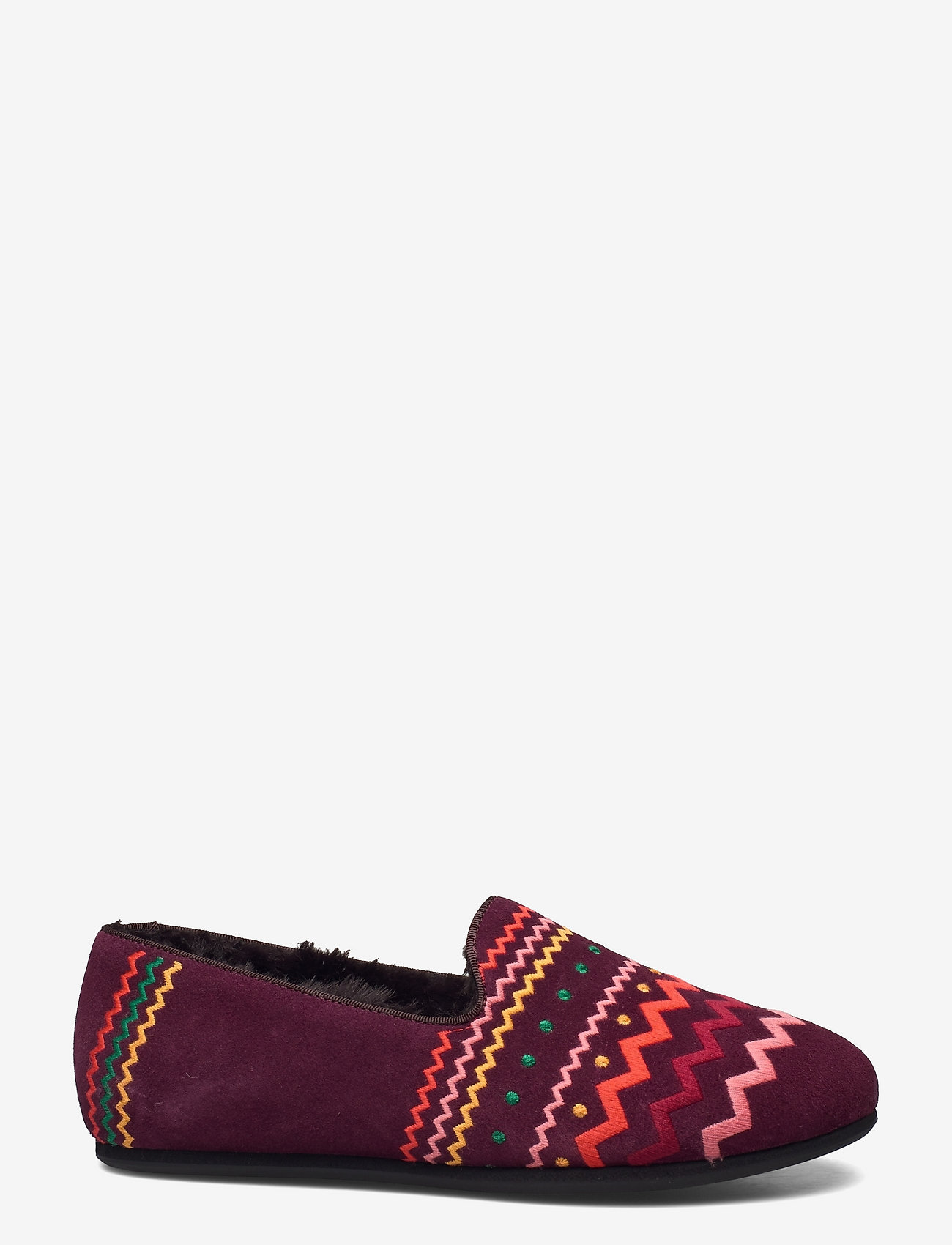Hums - Hums color zigzag loafer - birthday gifts - red - 1
