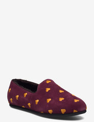Hums mustard heart loafer - RED