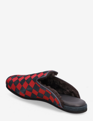 Hums - Holiday Checks Slipper - slippers - red - 2