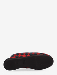 Hums - Holiday Checks Slipper - slippers - red - 4