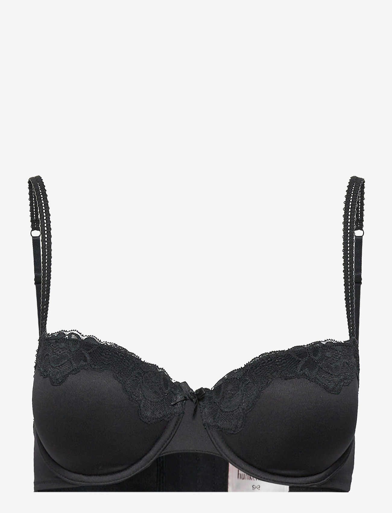 Hunkemöller - Secret Lace Padded Underwired Bra - push up bhs - black - 1