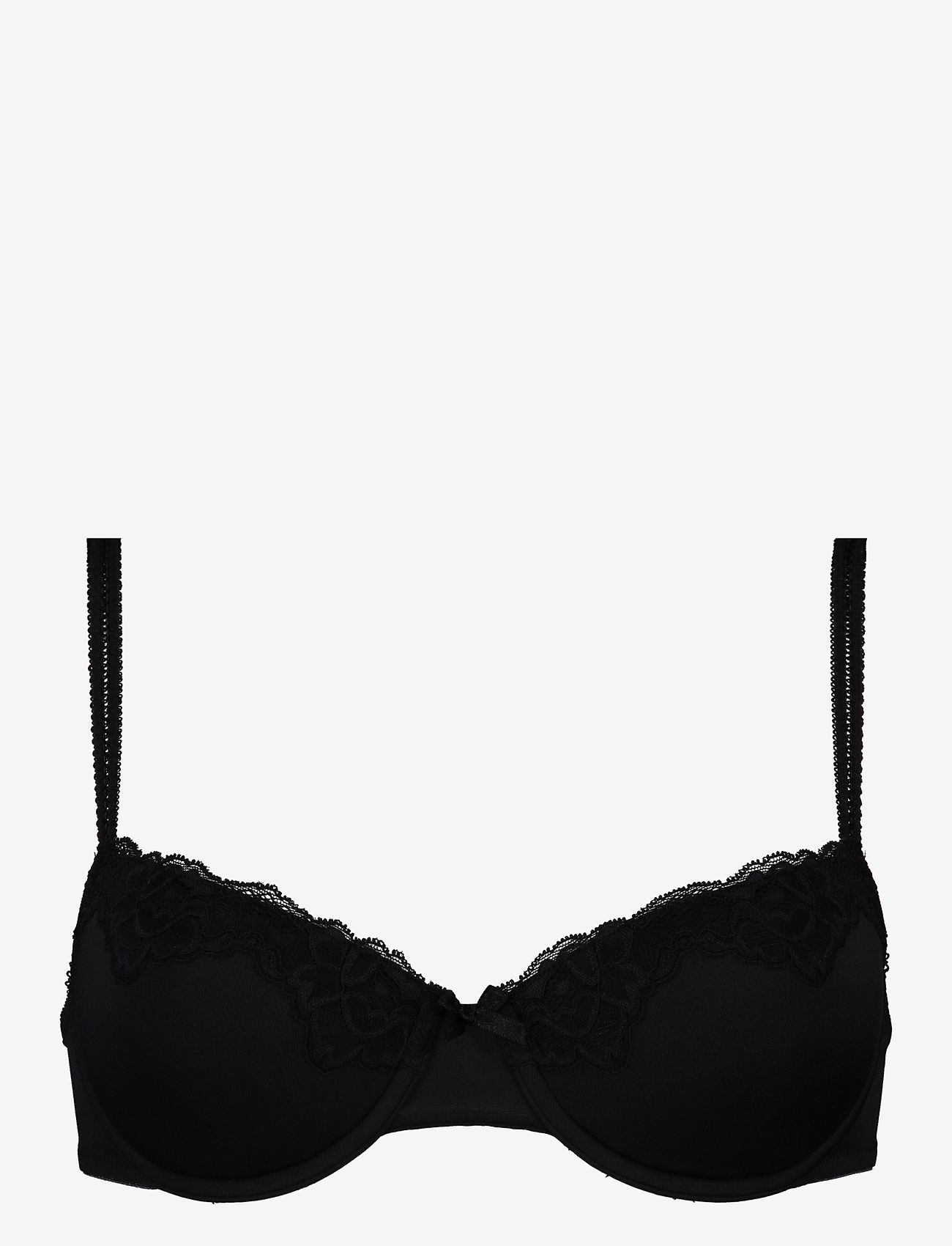 Hunkemöller - Secret Lace Padded Underwired Bra - push up bhs - black - 2