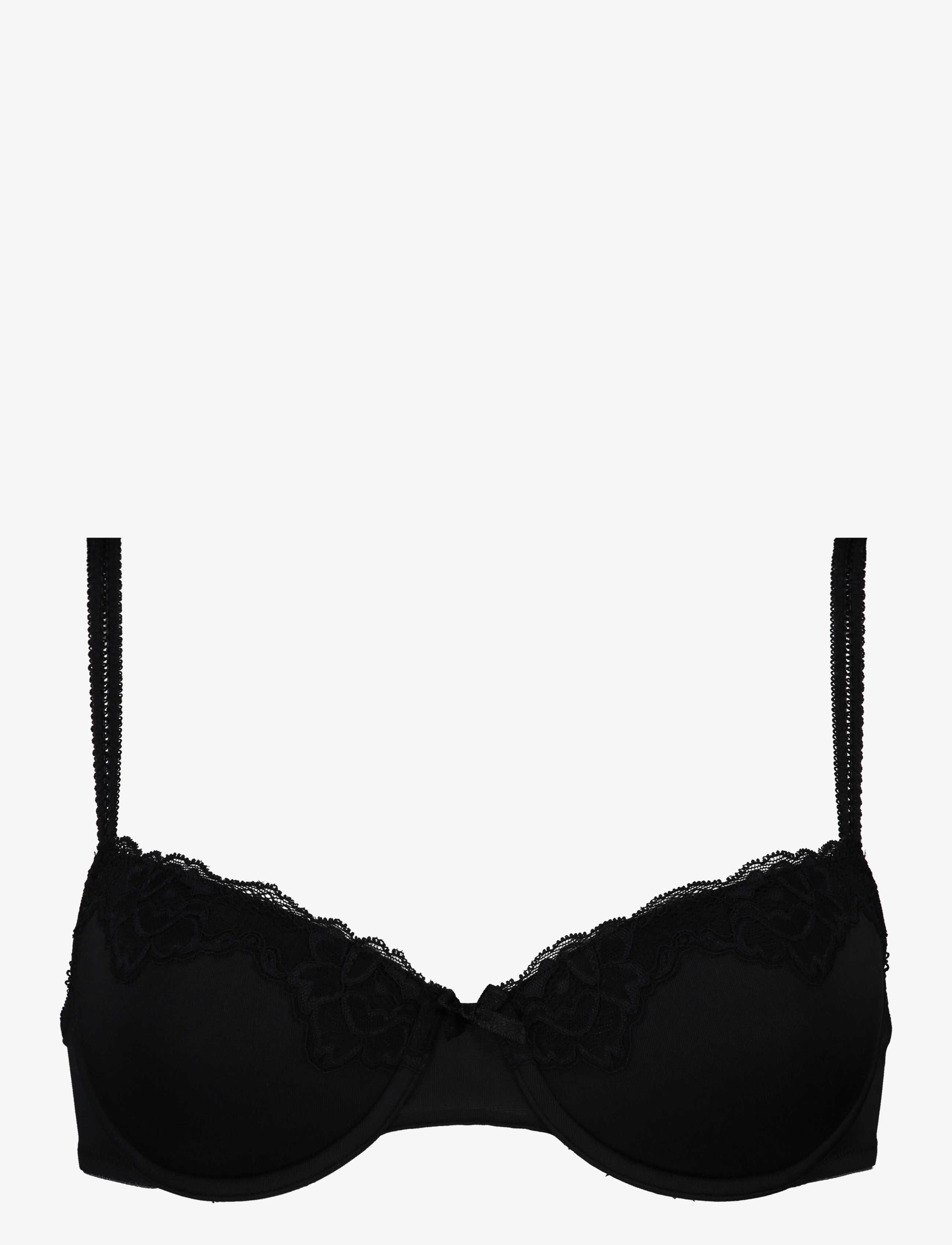 Hunkemöller - Secret Lace Padded Underwired Bra - push up bh - black - 2