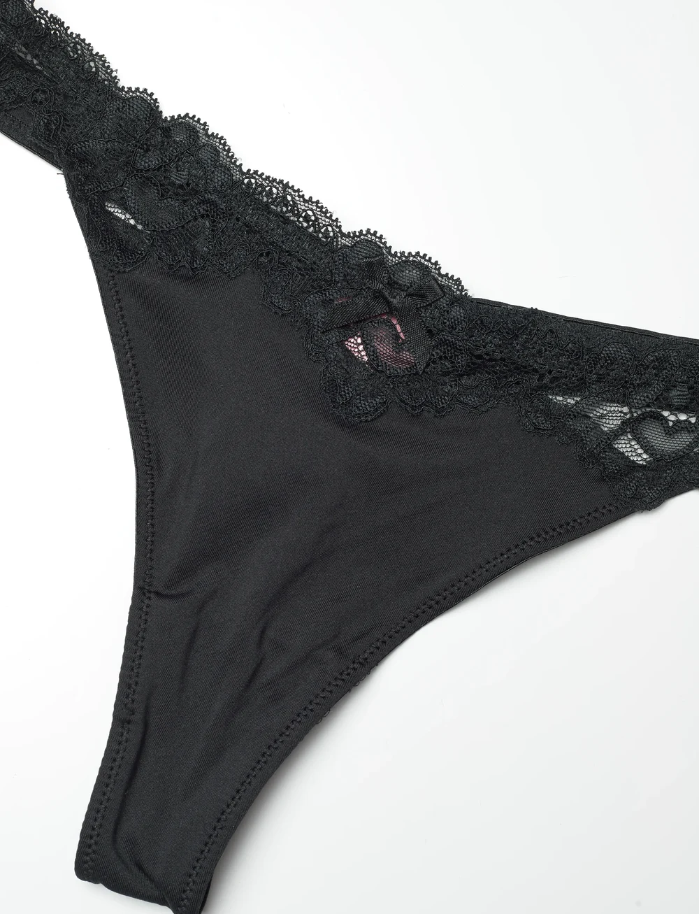 Hunkemöller - Secret Lace Thong - stringid - black - 5