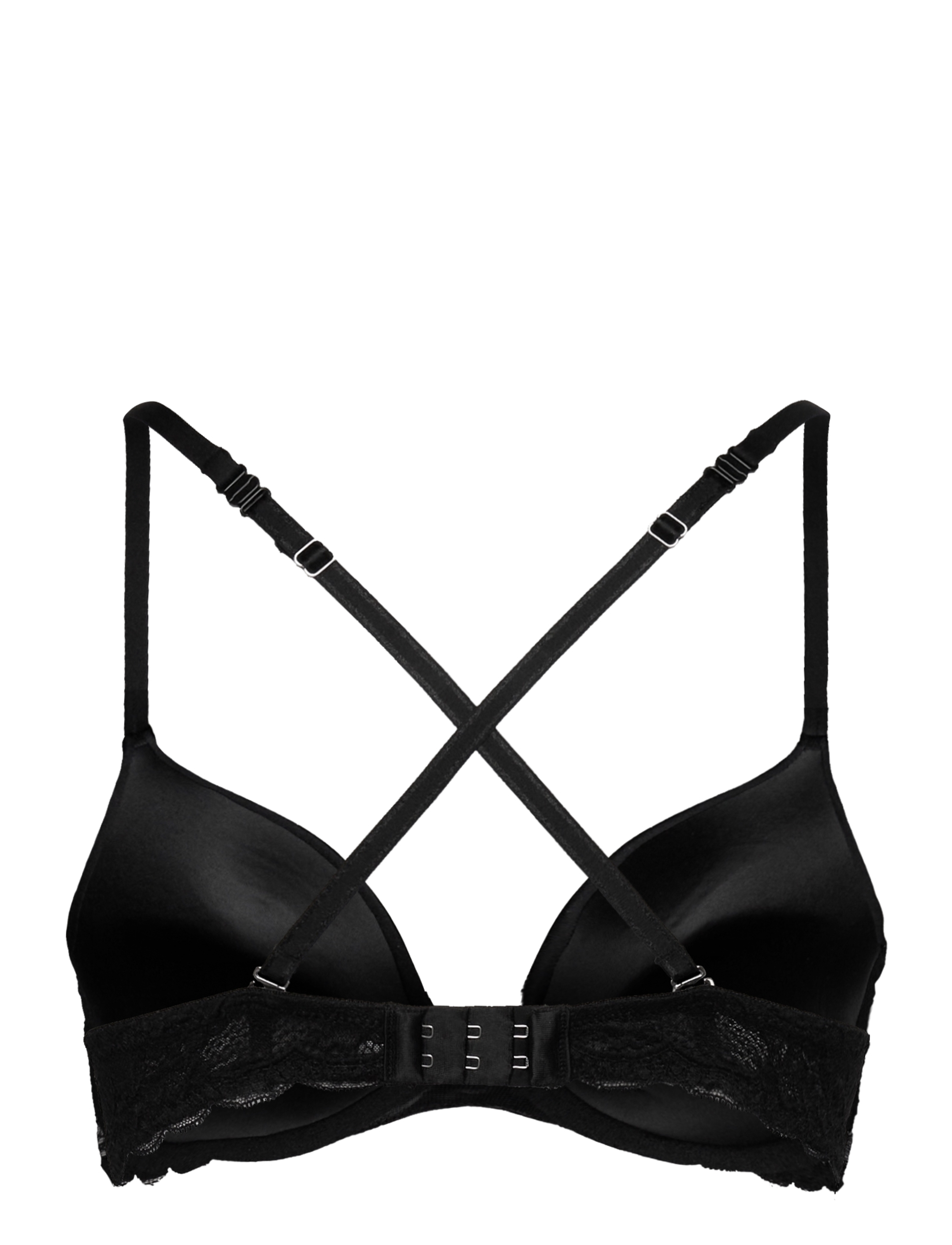 Hunkemöller - Angie Padded Underwired Push-Up Bra - push up bh'er - black - 3