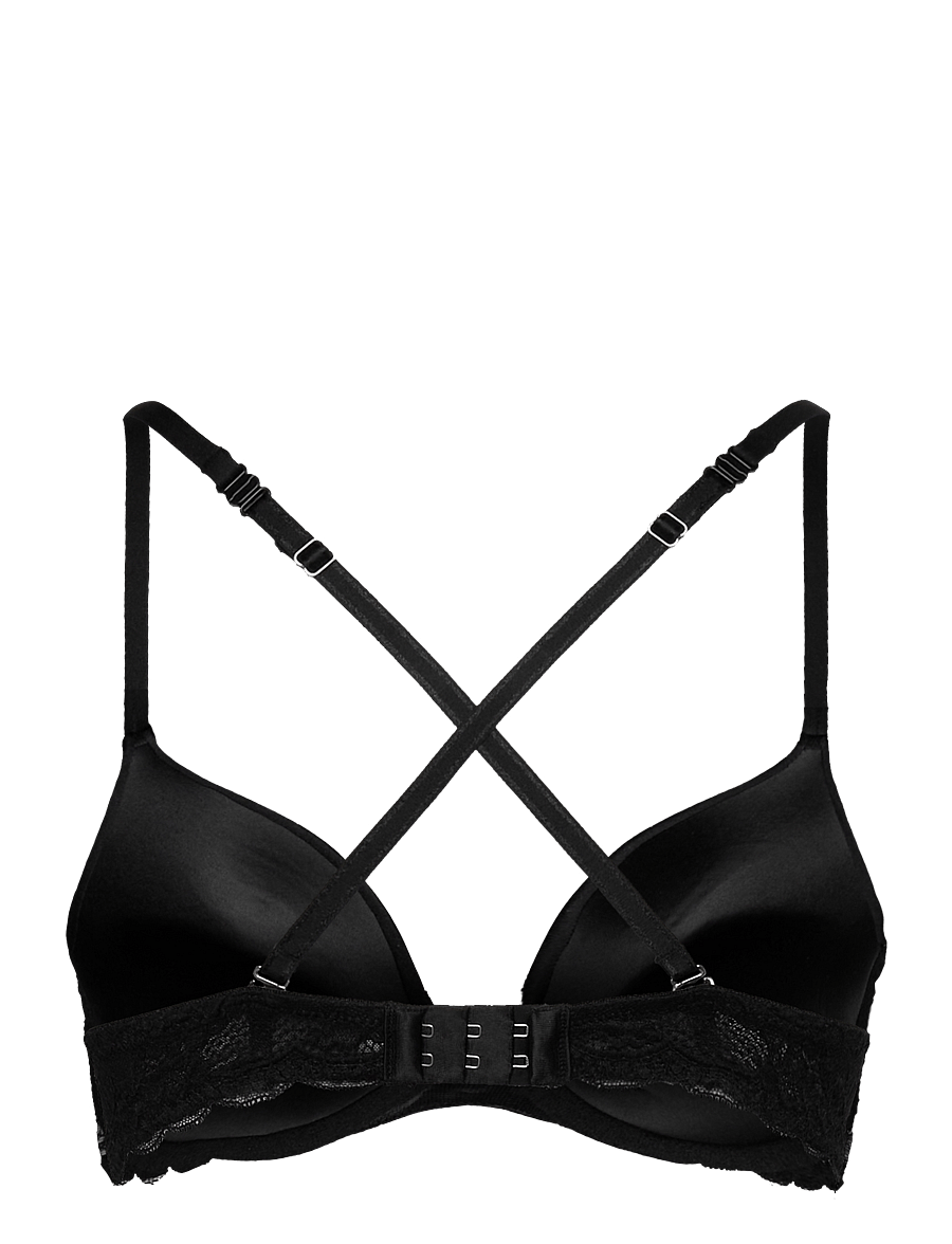 Hunkemöller - Angie Padded Underwired Push-Up Bra - push up bh'er - black - 3