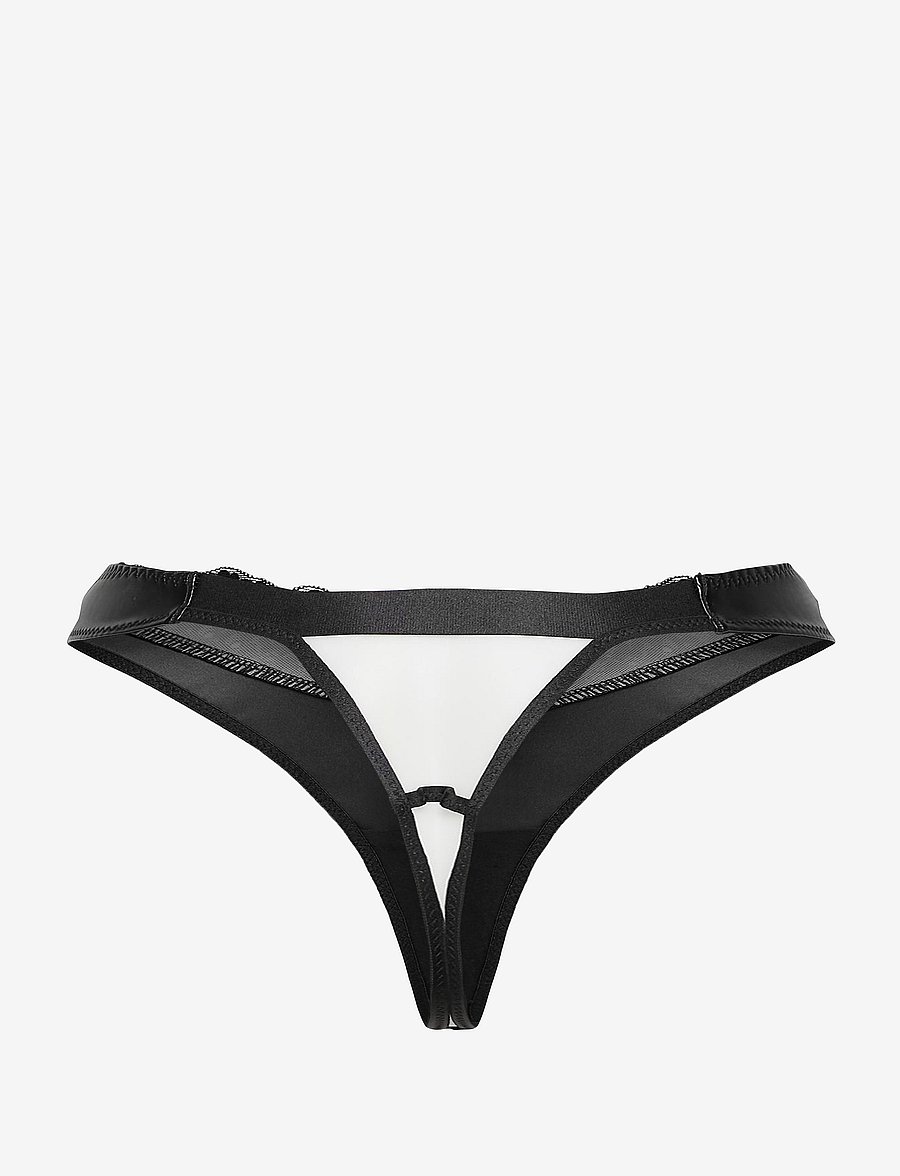 Hunkemöller - Talia string r - stringtrosor - black - 2