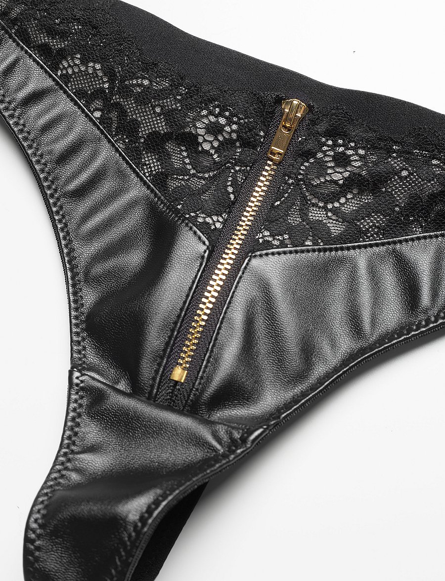 Hunkemöller - Talia string r - stringtrosor - black - 5