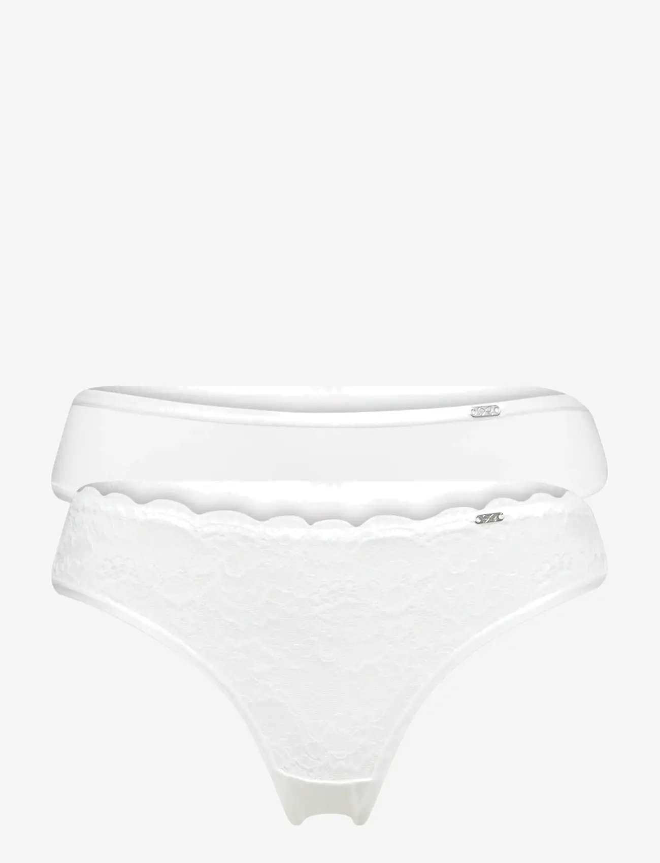Hunkemöller - 2-pack Angie string - geschenke unter chf 30 - white - 0