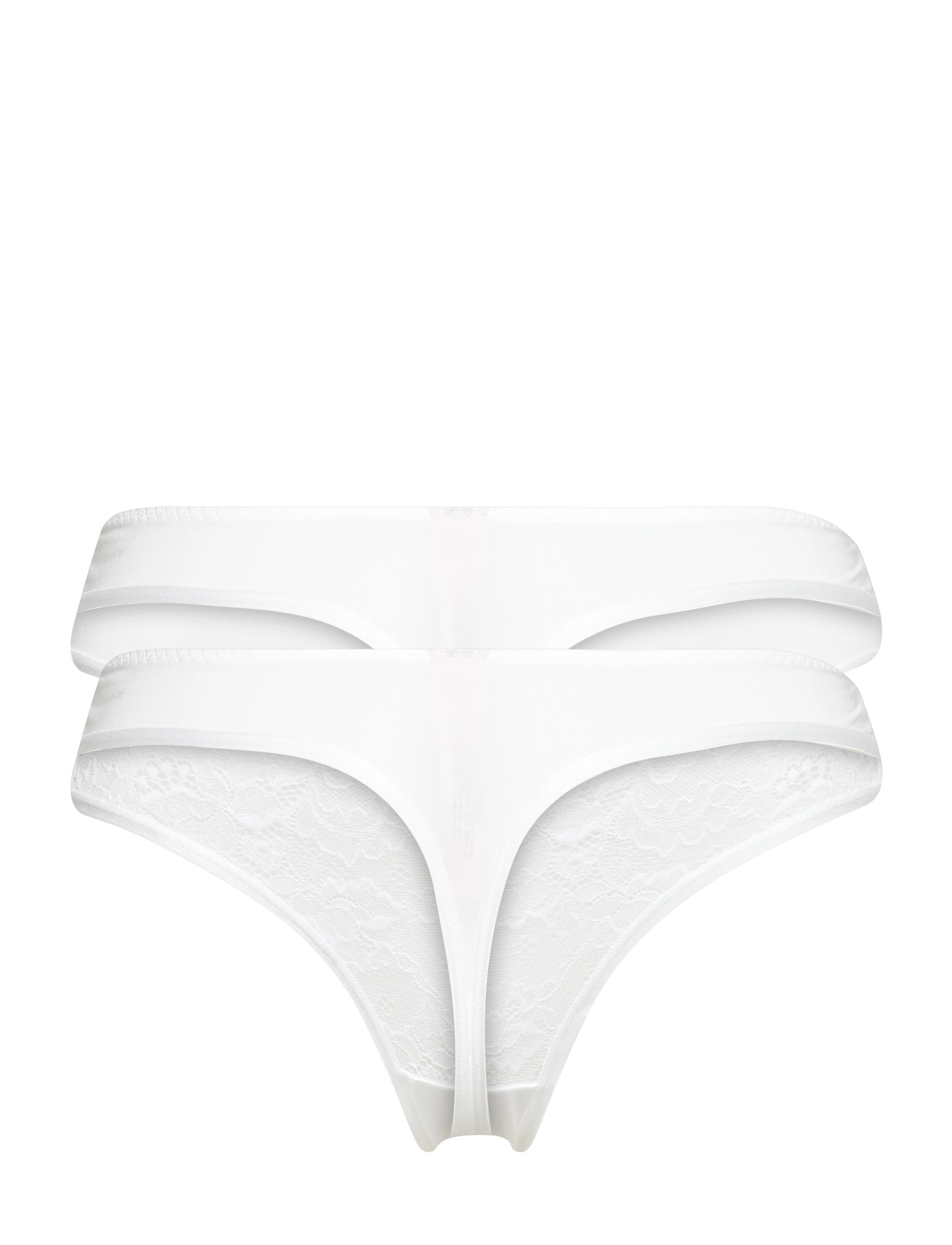 Hunkemöller - 2-pack Angie string - white - 5