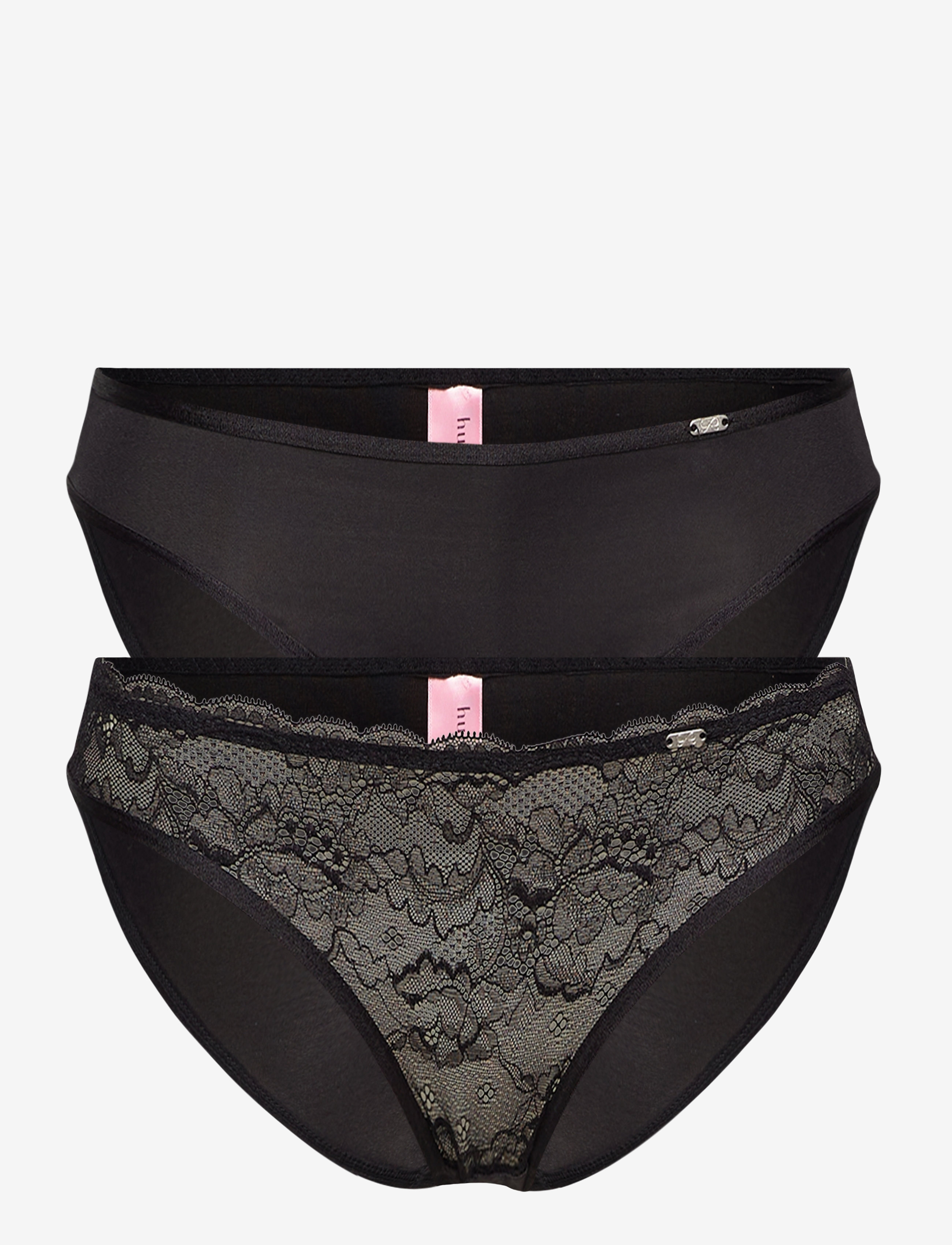 Hunkemöller 2-pack Angie rio - Hunkemöller - BLACK / black