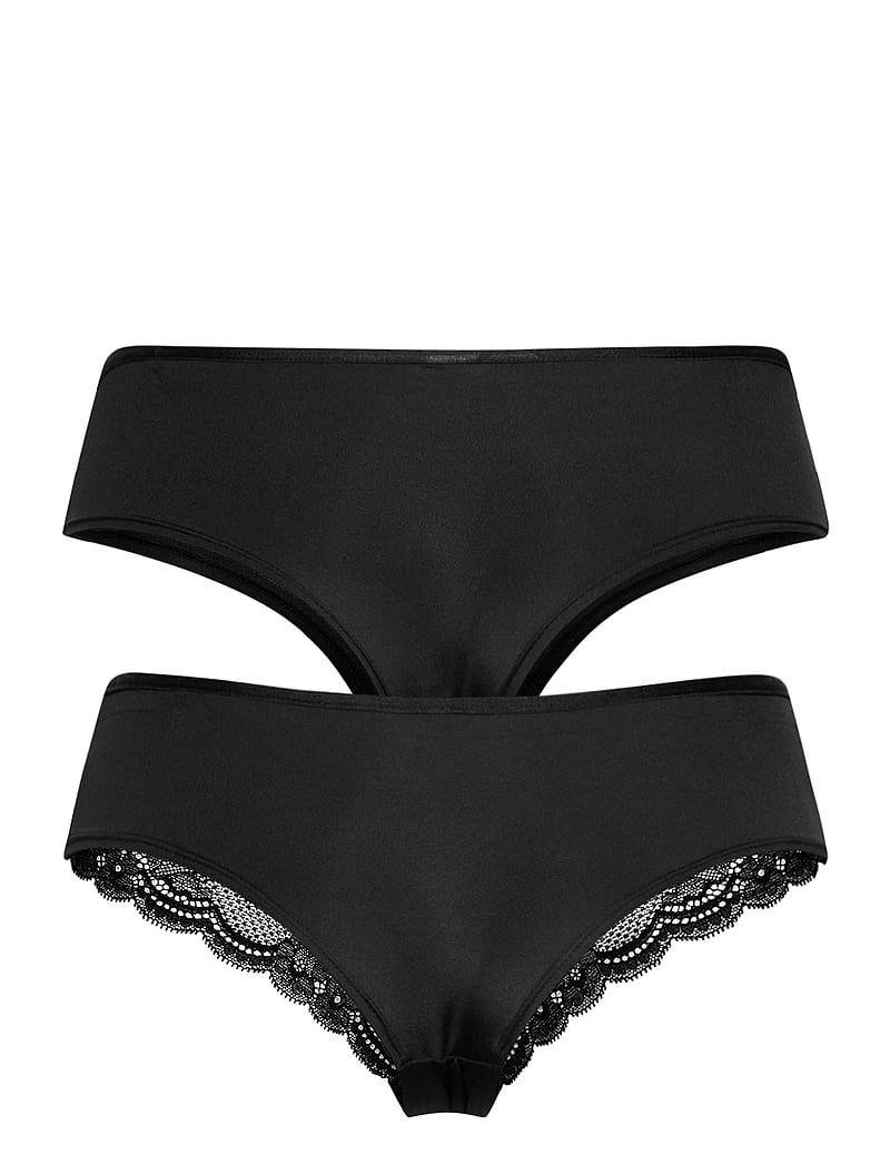 Hunkemöller - 2-pack Angie brasilian - brasiilia stiilis aluspüksid - black - 5