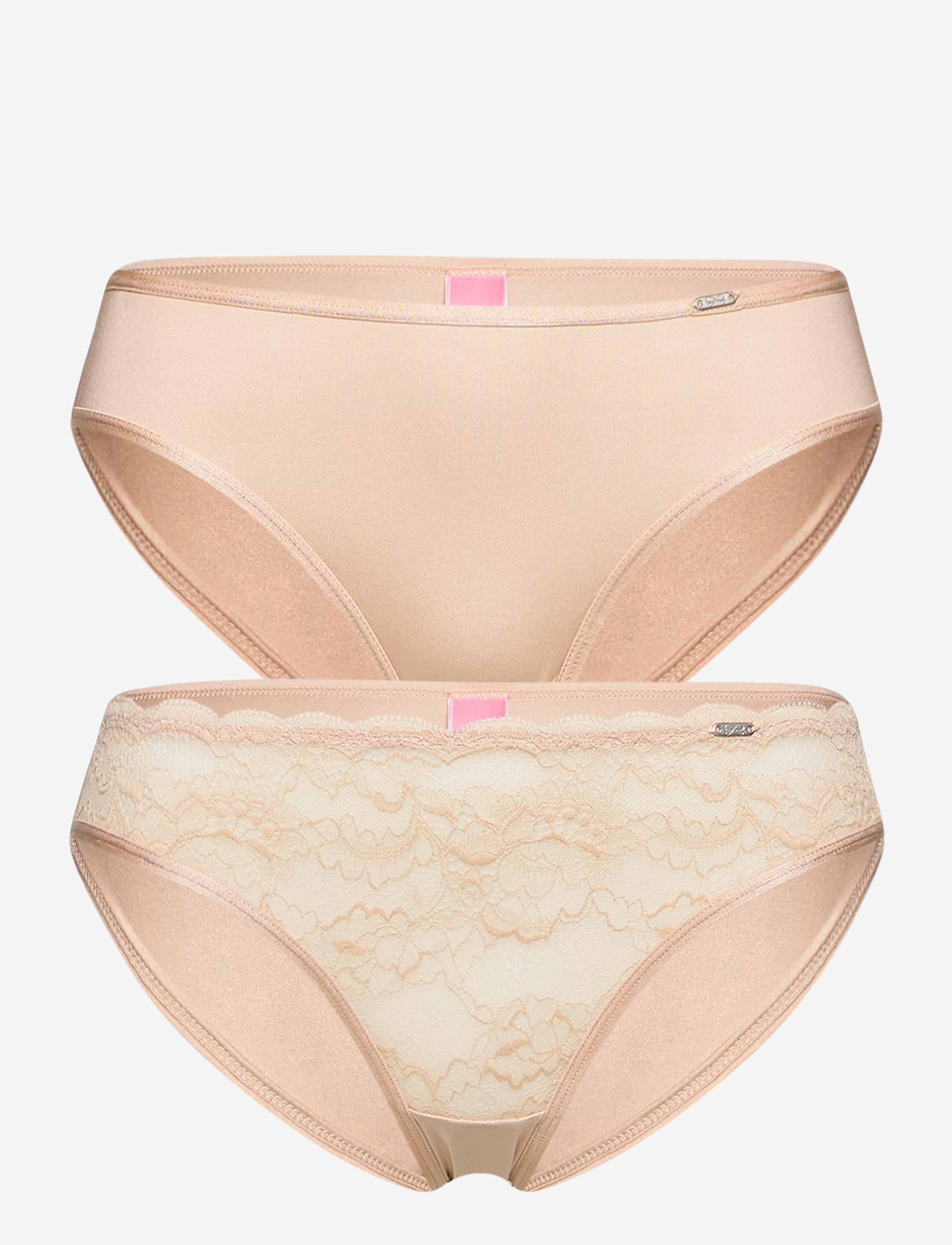 Hunkemöller 2-pack Angie rio - Hunkemöller - RUGBY TAN / pink/rose