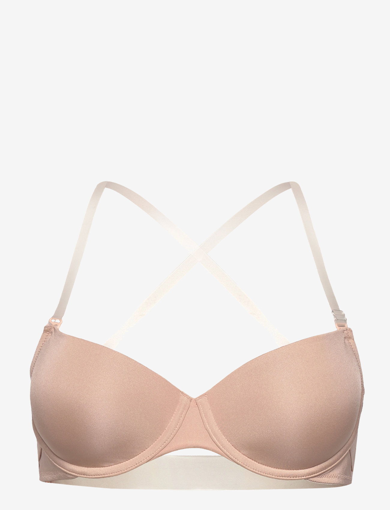 Hunkemöller - Transparant back pd - push up bhs - rugby tan - 5