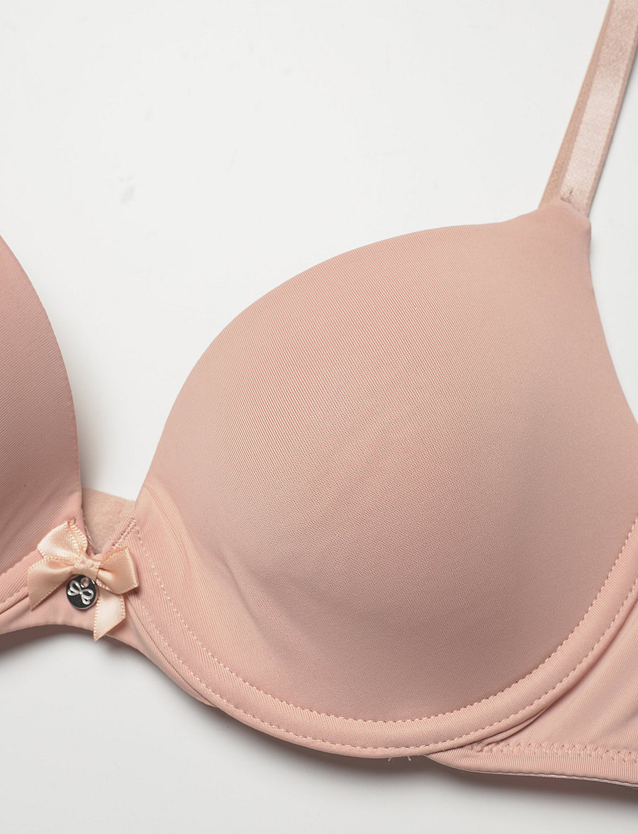 Hunkemöller - P&M plunge pp - t-skjorte bh - tan - 5