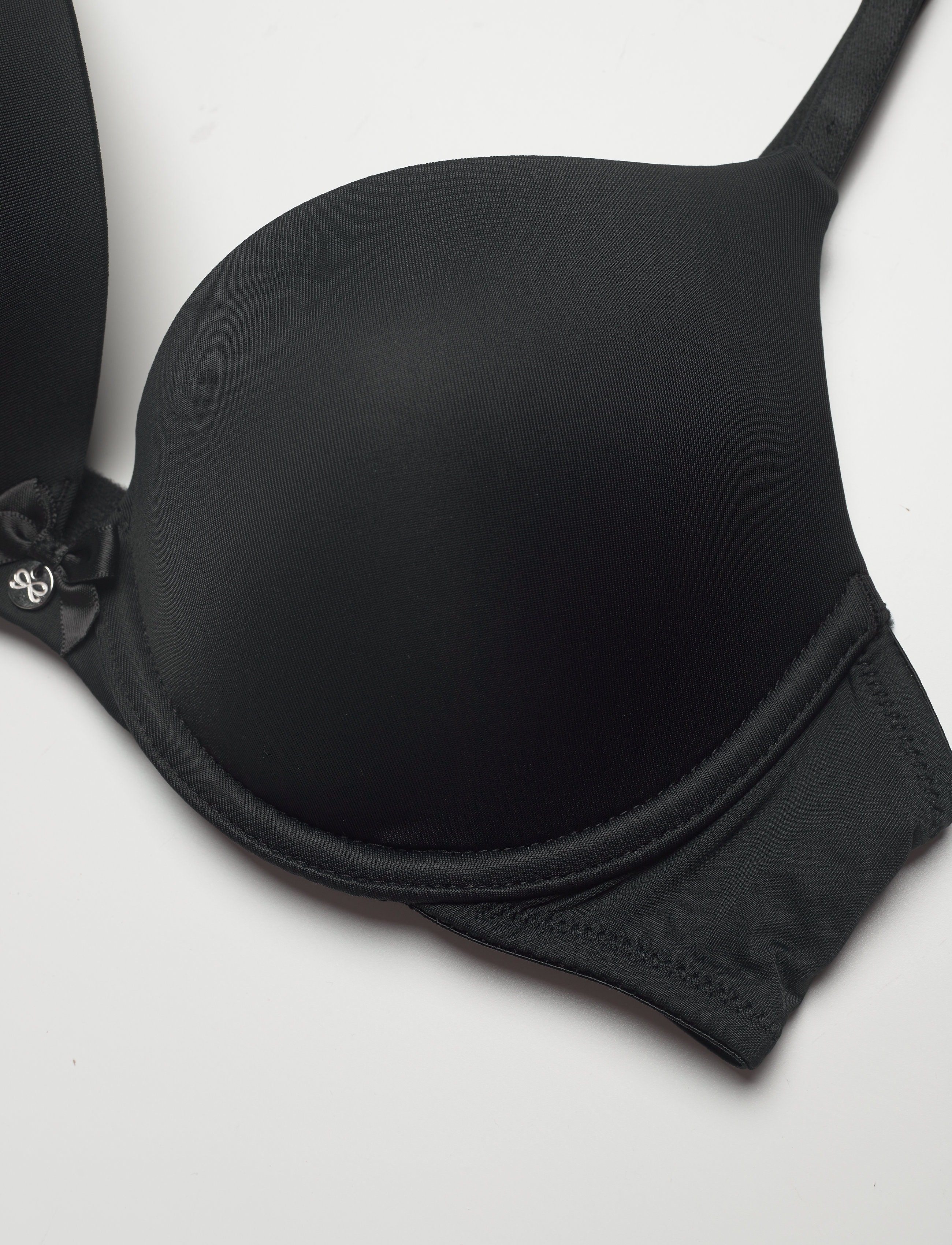 Hunkemöller - P&M plunge pp - t-shirt bras - black - 4