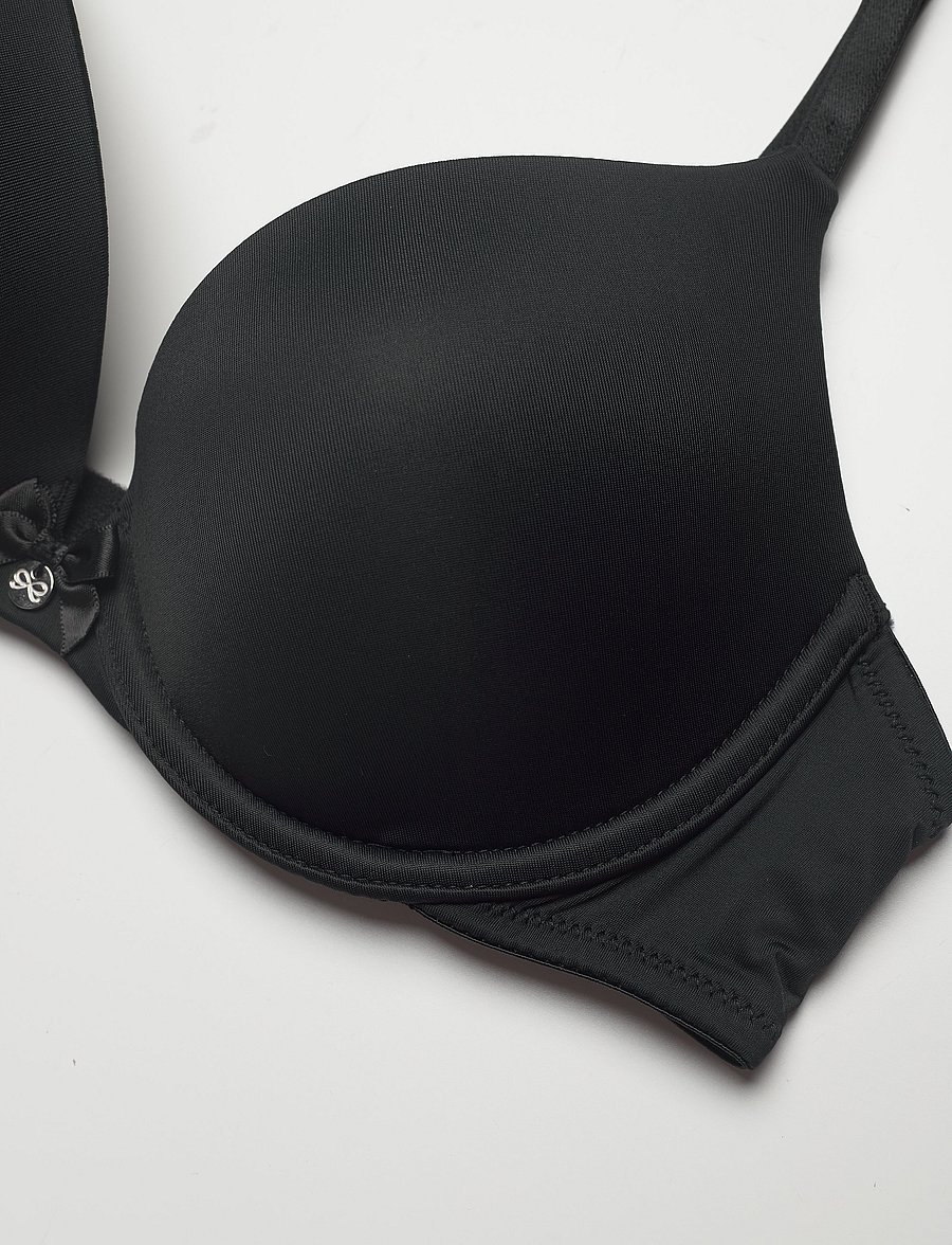 Hunkemöller - P&M plunge pp - t-shirt bh:ar - black - 4