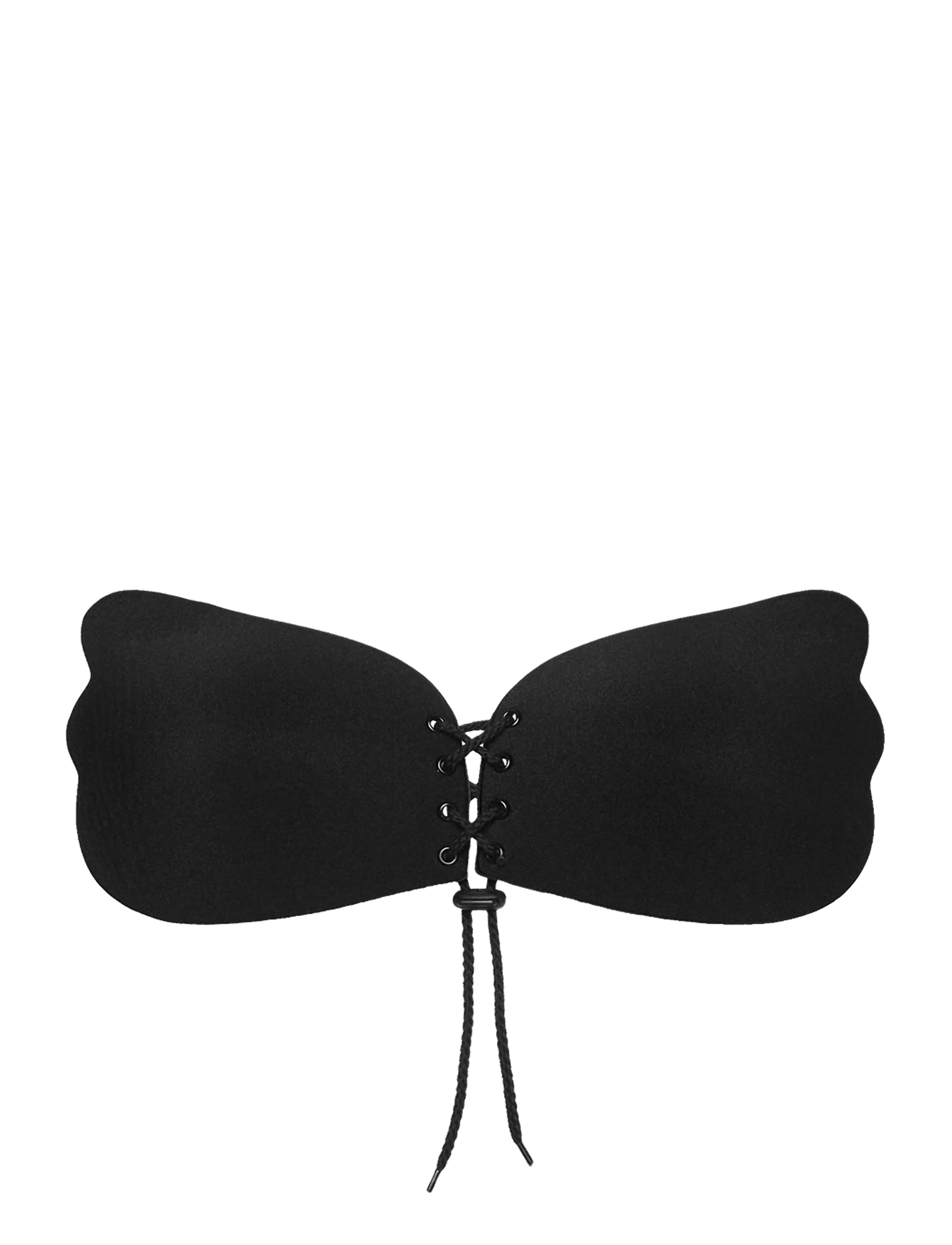Hunkemöller Wing PU stick on bra - Push up BH - BLACK / black