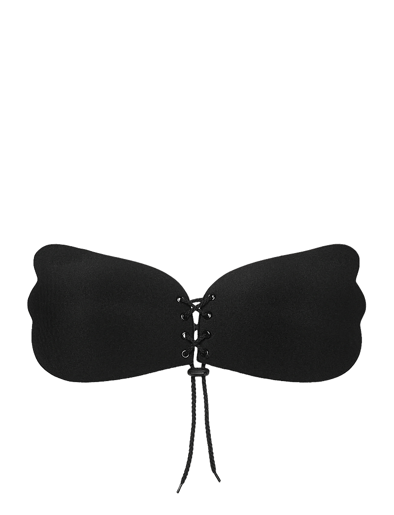 Hunkemöller - Wing PU stick on bra - push up bhs - black - 0